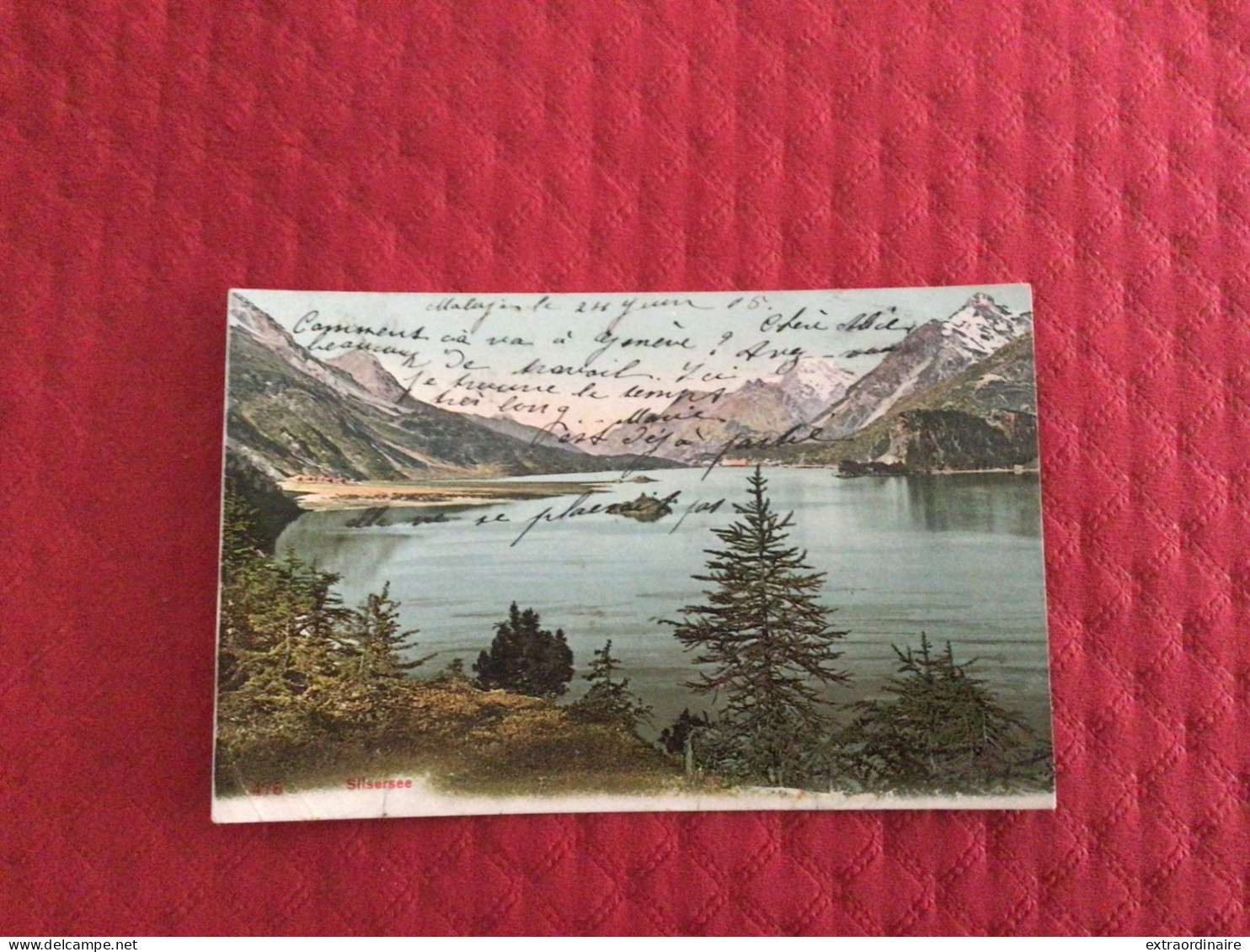 Grisons Silsersee Circulee En 1905  No. 633 - Silvaplana