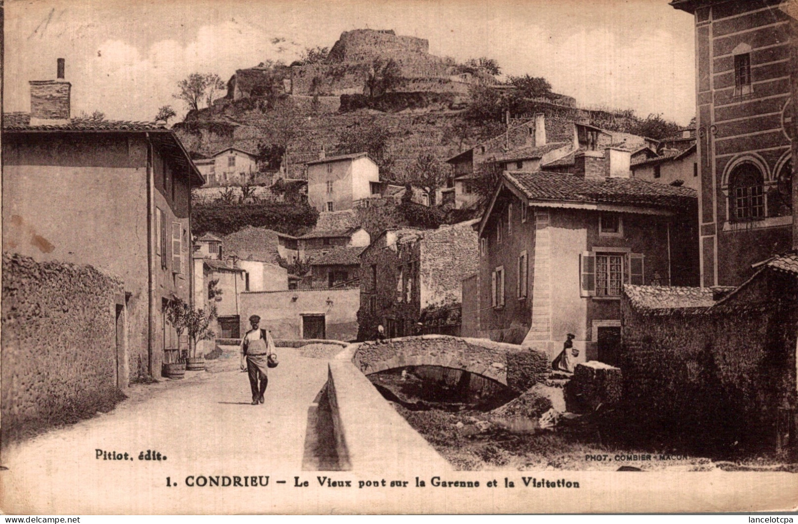 69 - CONDRIEU / LE VIEUX PONT SUR LA GARENNE ET LA VISITATION - Condrieu
