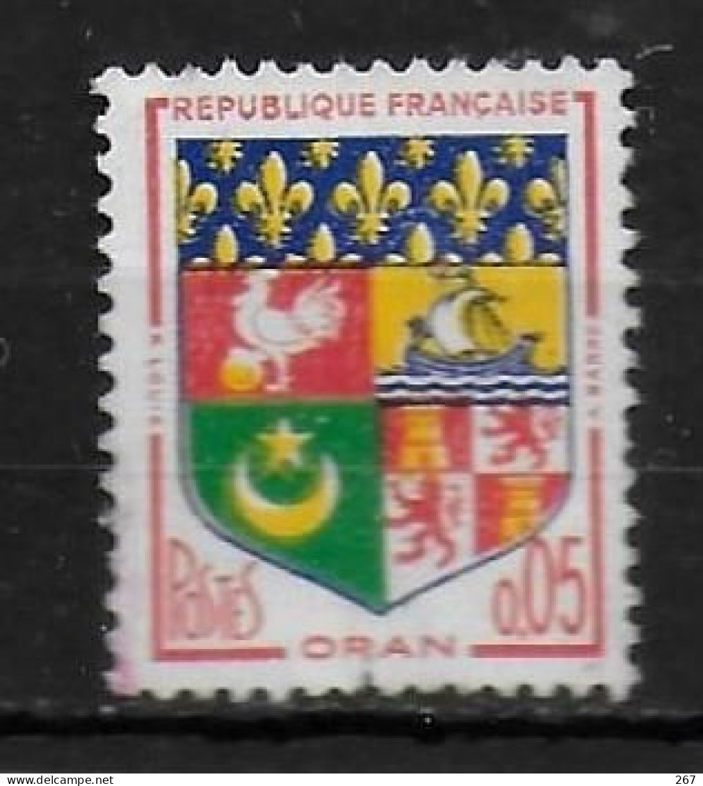 FRANCE  N° 1230A   * *  Blasons Armoiries  Oran - Sellos