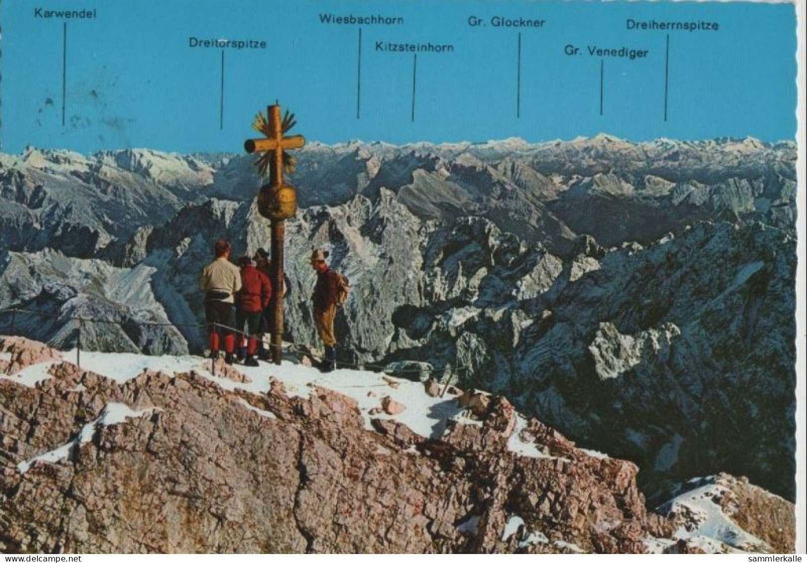 97096 - Zugspitze - Gipfel Gegen Wettersteingebirge - 1976 - Zugspitze