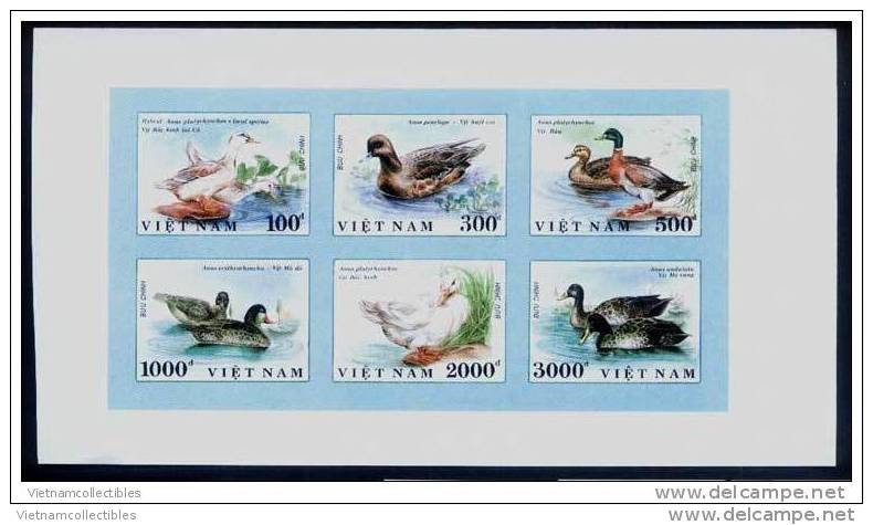 Vietnam Viet Nam MNH Imperf Souvenir Sheet 1990 : Duck (Ms584) - Vietnam