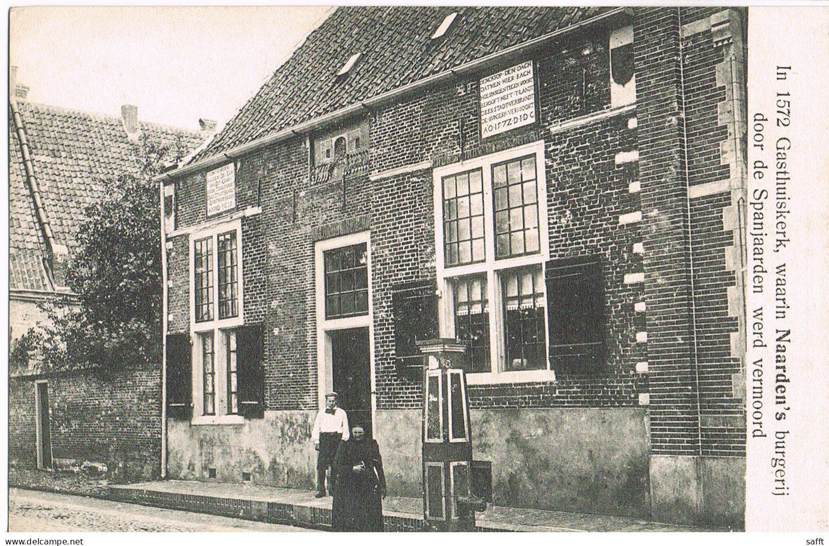 AK Naarden, Gasthuiskerk, Bloedbad Van Naarden - Naarden