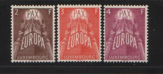 Luxembourg 1957 Yvert 531/533 ** Europa 1957 . LUXE - 1957