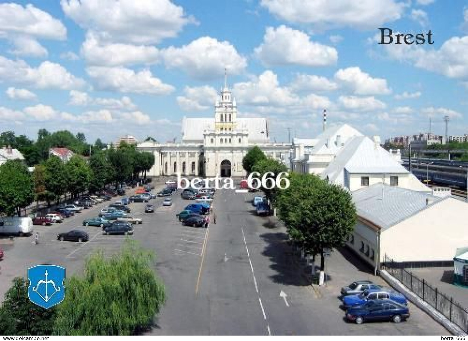 Belarus Brest Train Station New Postcard - Wit-Rusland