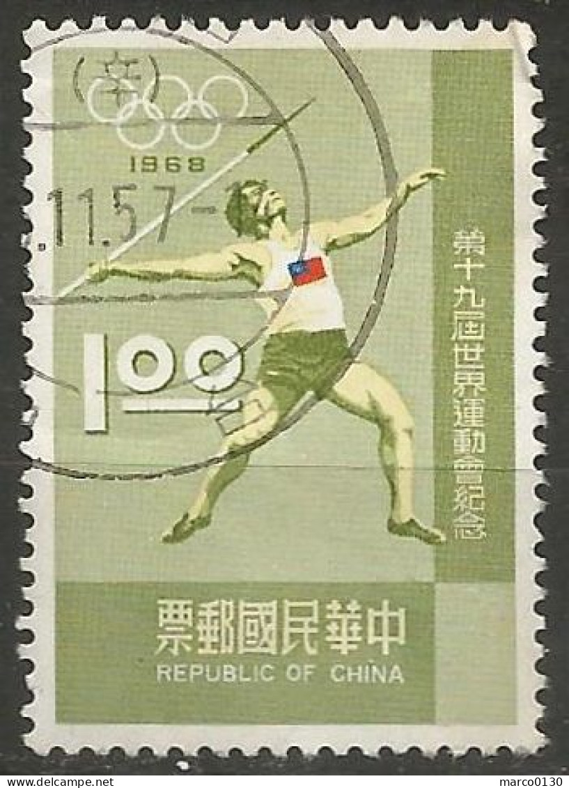 FORMOSE (TAIWAN) N° 624 OBLITERE - Used Stamps