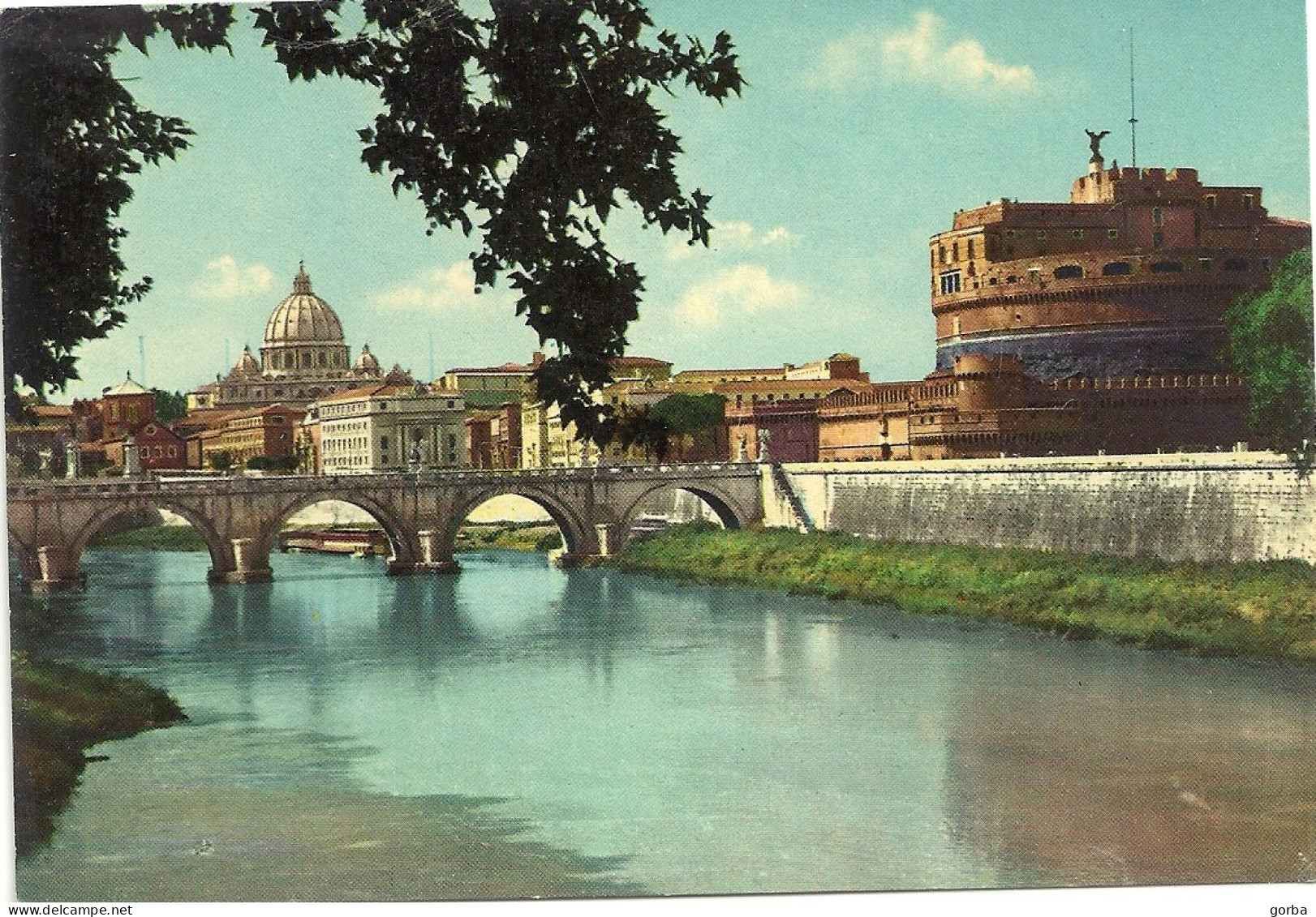 *CPM - ITALIE - LATIUM - ROME - Pont Et Chateau Saint Ange - Castel Sant'Angelo