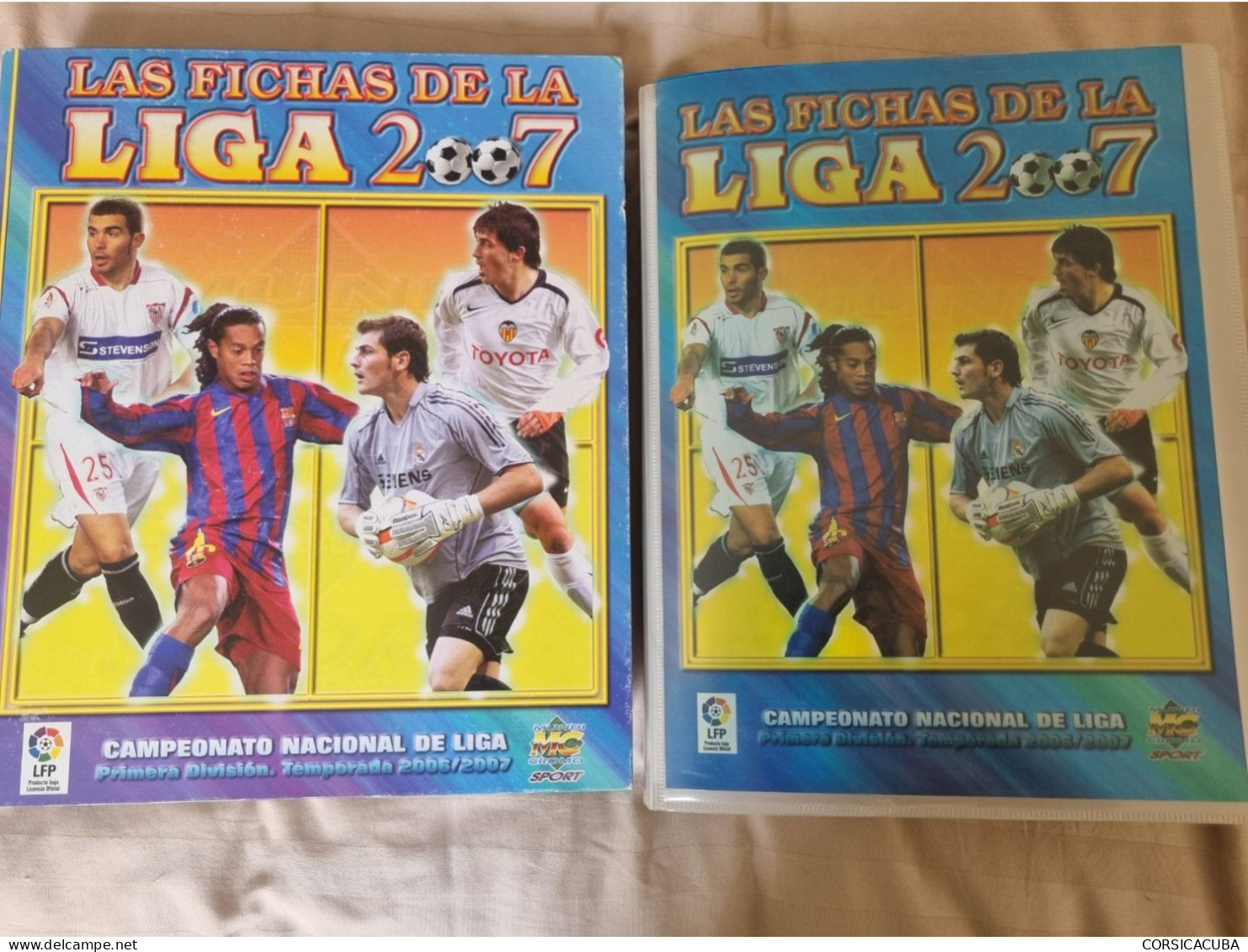 ALBUMS  FOOT  LIGA  ESPAGNOLE  2007  COMPLET  1ère Et  2ème Division // COMME  NEUF  // 1er  CHOIX  // 1491 Cartes - Trading-Karten