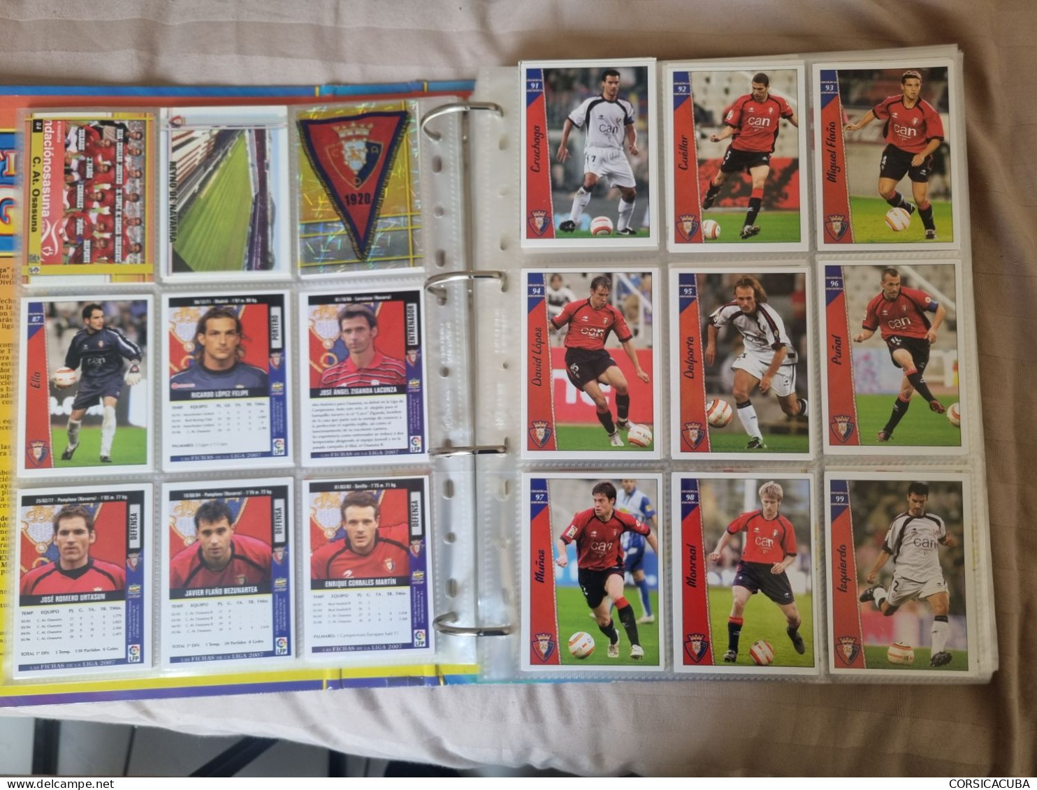 ALBUMS  FOOT  LIGA  ESPAGNOLE  2007  COMPLET  1ère et  2ème division // COMME  NEUF  // 1er  CHOIX  // 1491 cartes