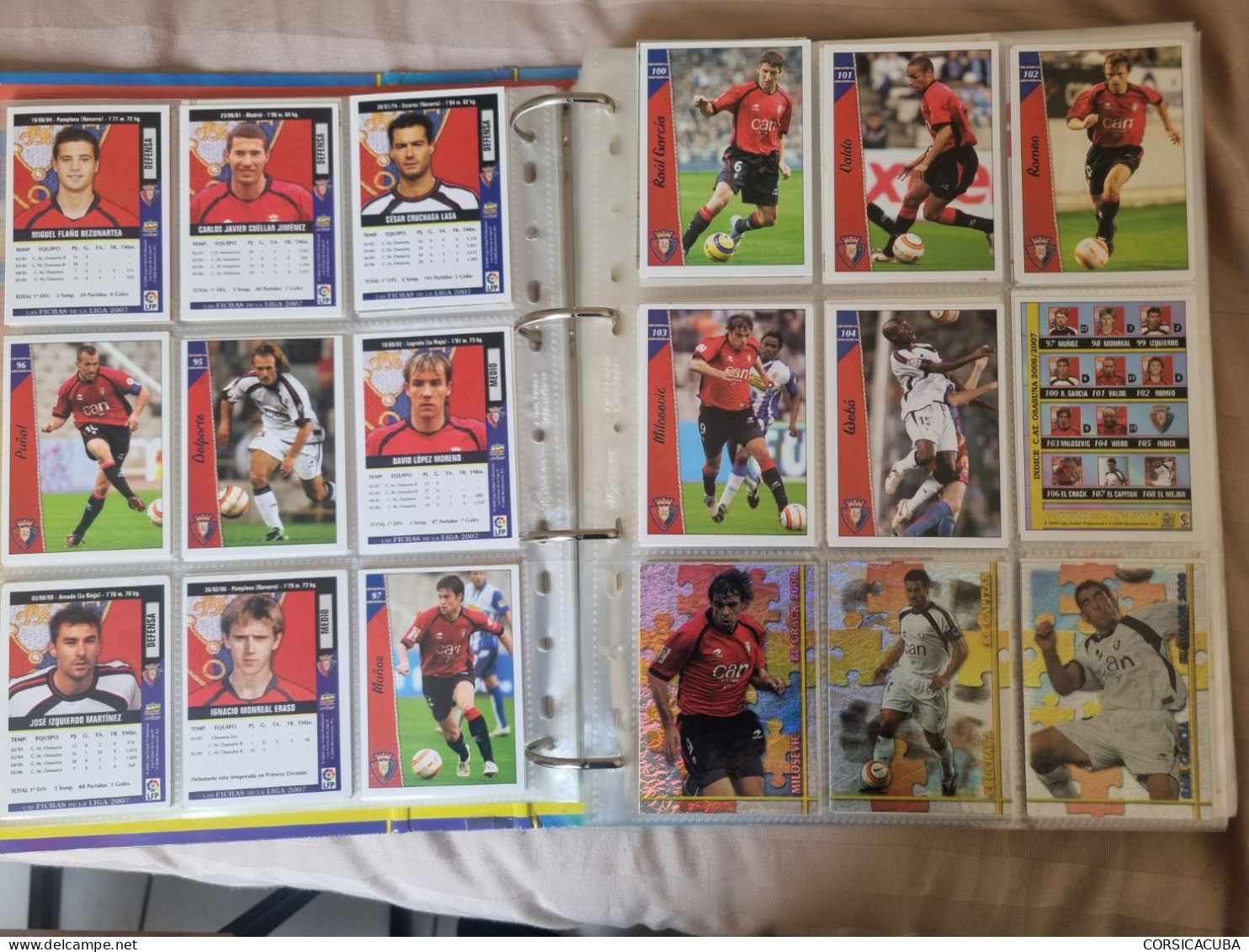 ALBUMS  FOOT  LIGA  ESPAGNOLE  2007  COMPLET  1ère et  2ème division // COMME  NEUF  // 1er  CHOIX  // 1491 cartes