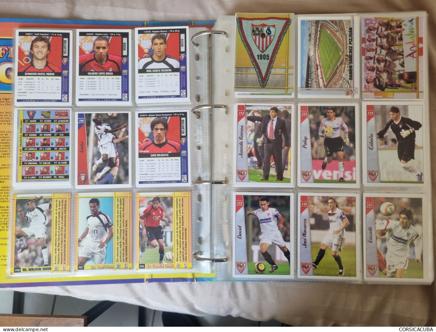 ALBUMS  FOOT  LIGA  ESPAGNOLE  2007  COMPLET  1ère et  2ème division // COMME  NEUF  // 1er  CHOIX  // 1491 cartes