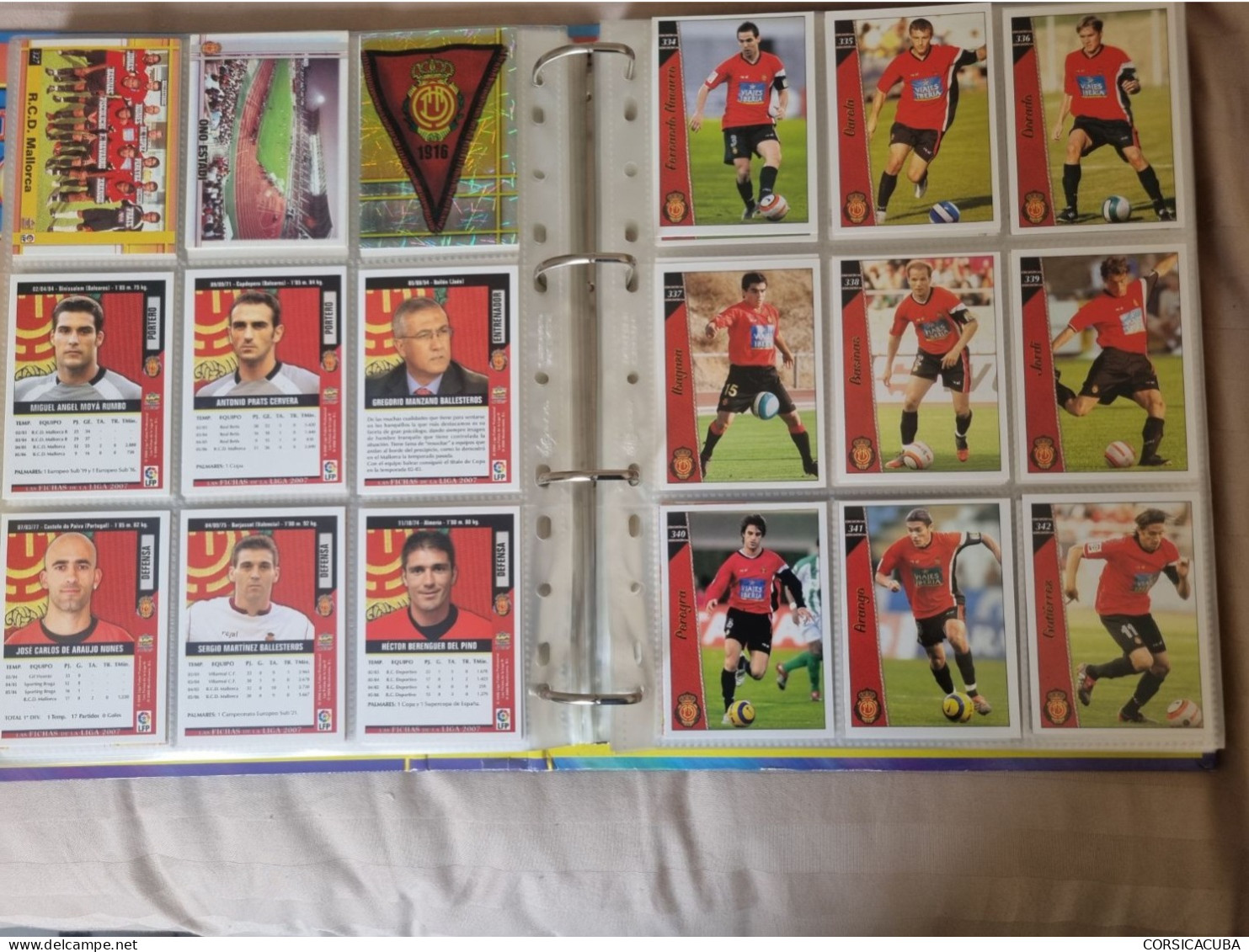 ALBUMS  FOOT  LIGA  ESPAGNOLE  2007  COMPLET  1ère et  2ème division // COMME  NEUF  // 1er  CHOIX  // 1491 cartes