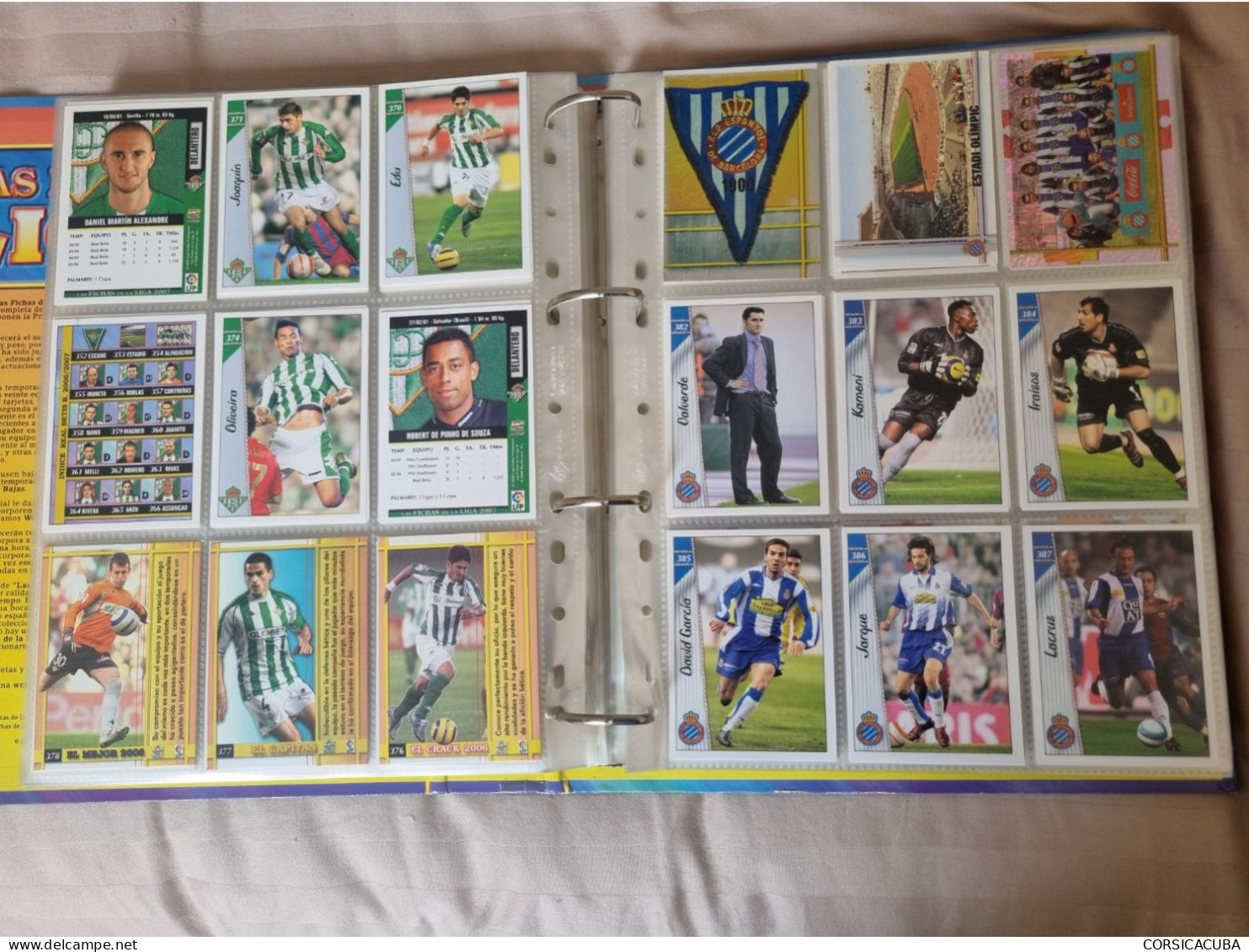 ALBUMS  FOOT  LIGA  ESPAGNOLE  2007  COMPLET  1ère et  2ème division // COMME  NEUF  // 1er  CHOIX  // 1491 cartes