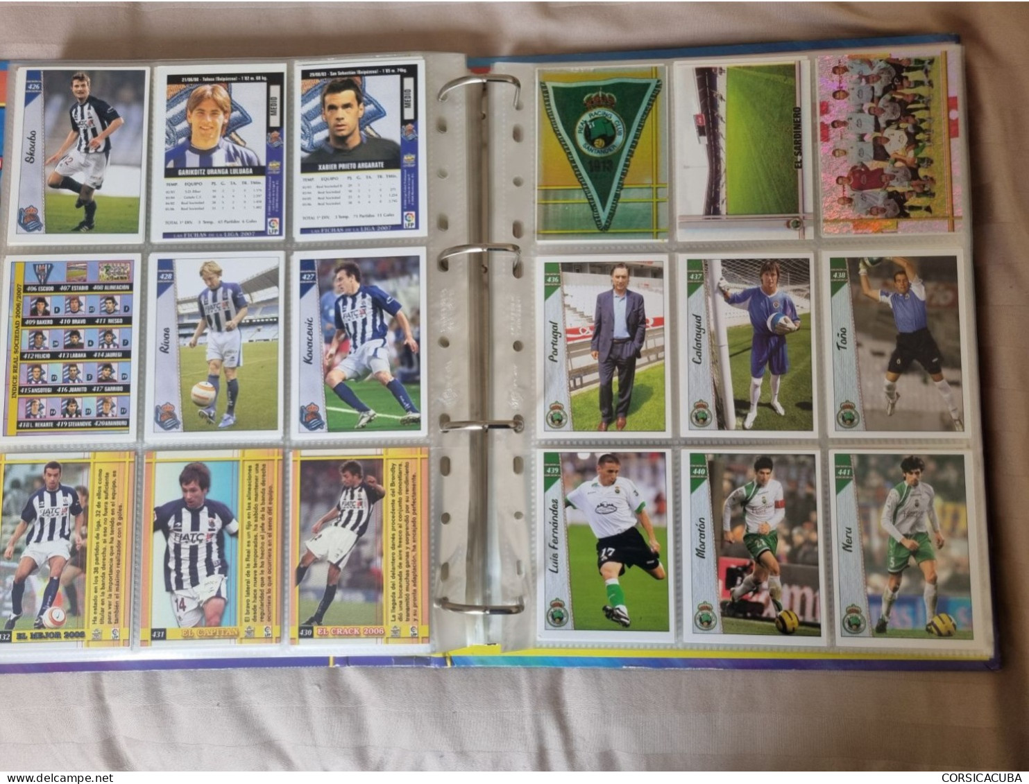 ALBUMS  FOOT  LIGA  ESPAGNOLE  2007  COMPLET  1ère et  2ème division // COMME  NEUF  // 1er  CHOIX  // 1491 cartes