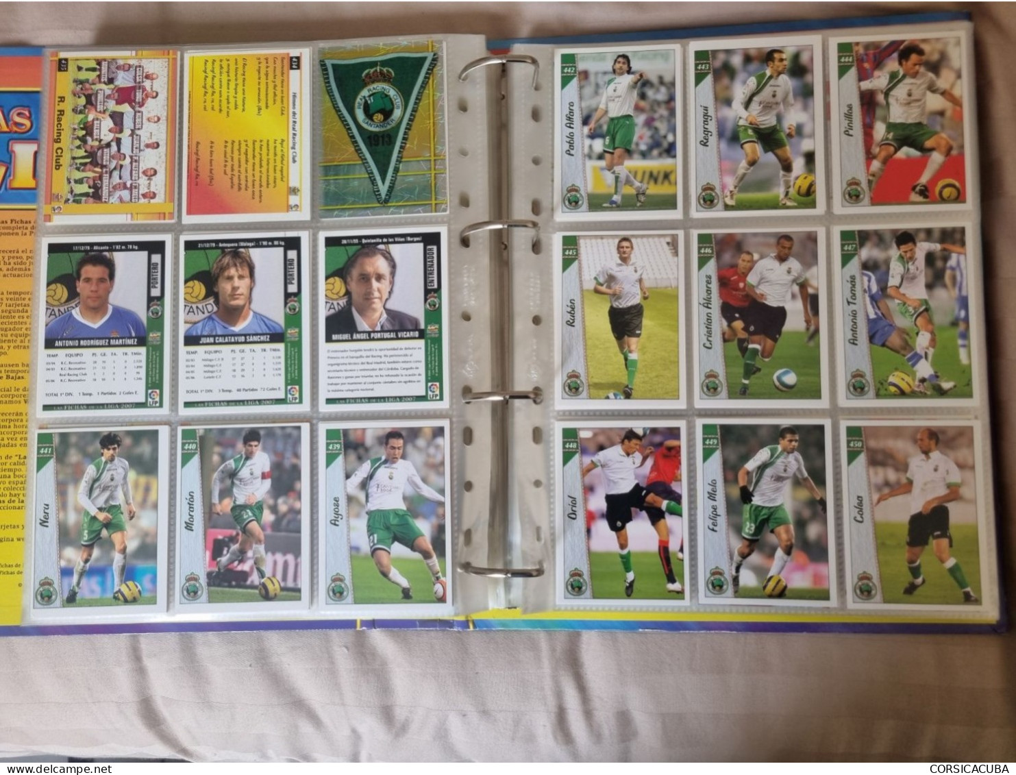 ALBUMS  FOOT  LIGA  ESPAGNOLE  2007  COMPLET  1ère et  2ème division // COMME  NEUF  // 1er  CHOIX  // 1491 cartes