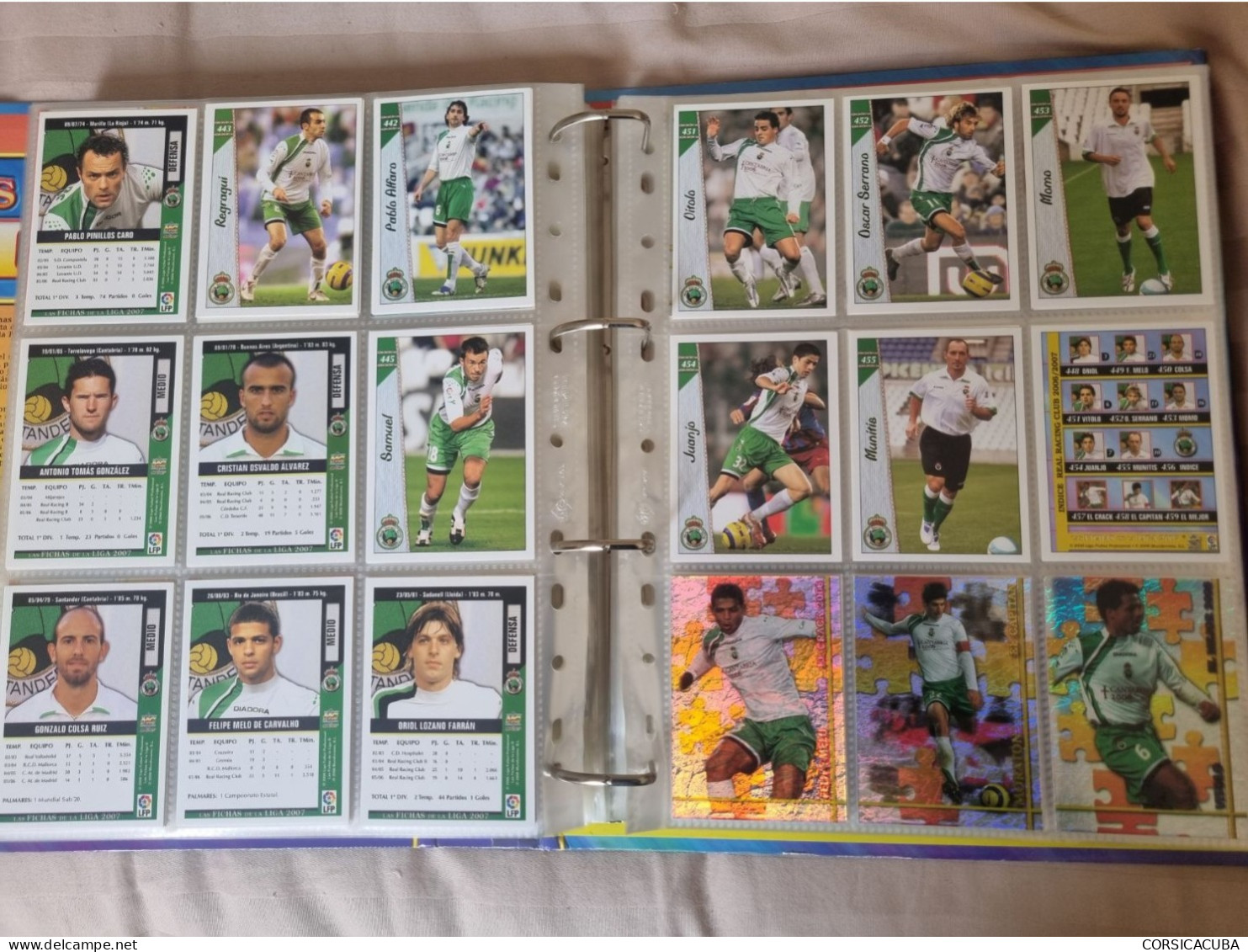 ALBUMS  FOOT  LIGA  ESPAGNOLE  2007  COMPLET  1ère et  2ème division // COMME  NEUF  // 1er  CHOIX  // 1491 cartes