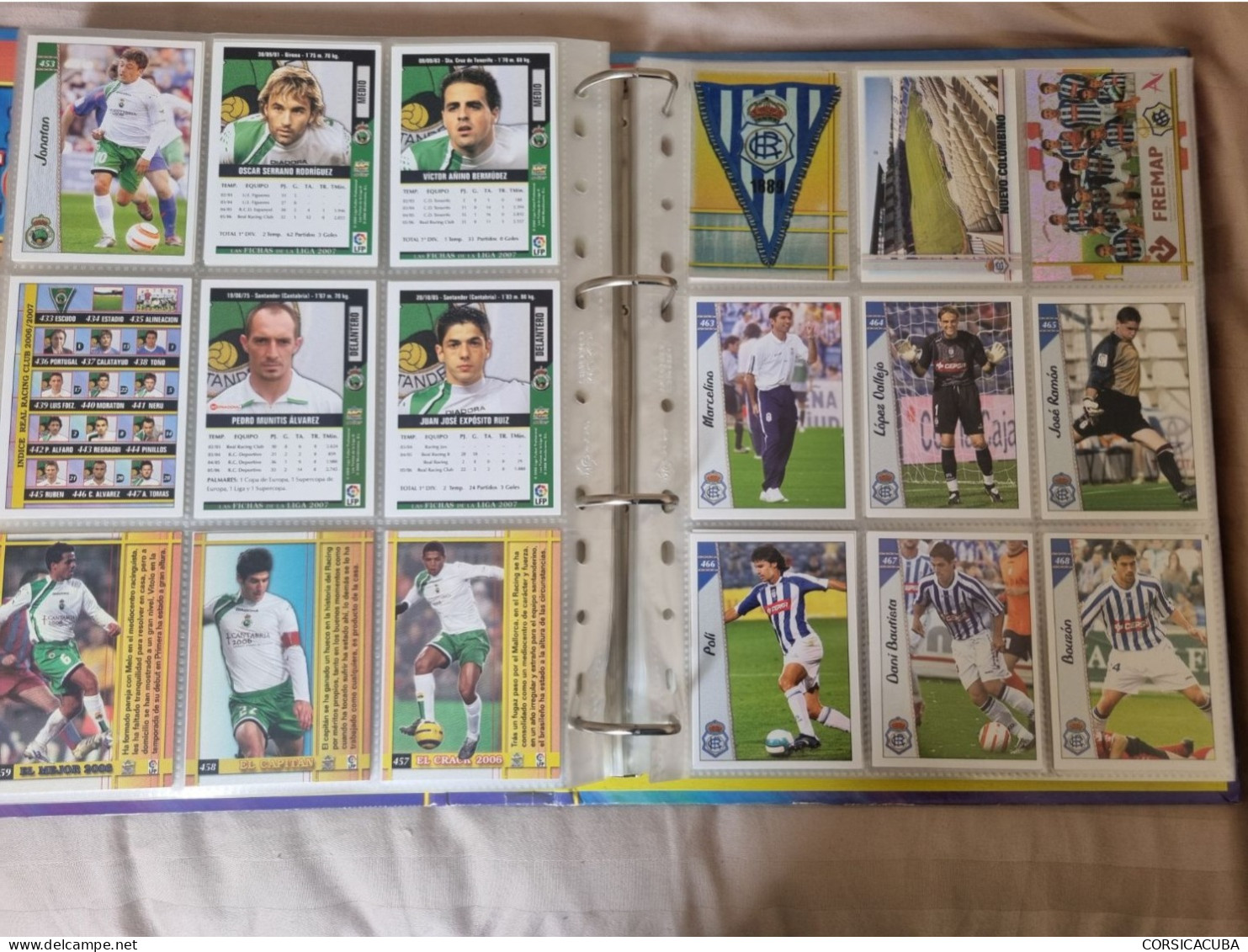 ALBUMS  FOOT  LIGA  ESPAGNOLE  2007  COMPLET  1ère et  2ème division // COMME  NEUF  // 1er  CHOIX  // 1491 cartes