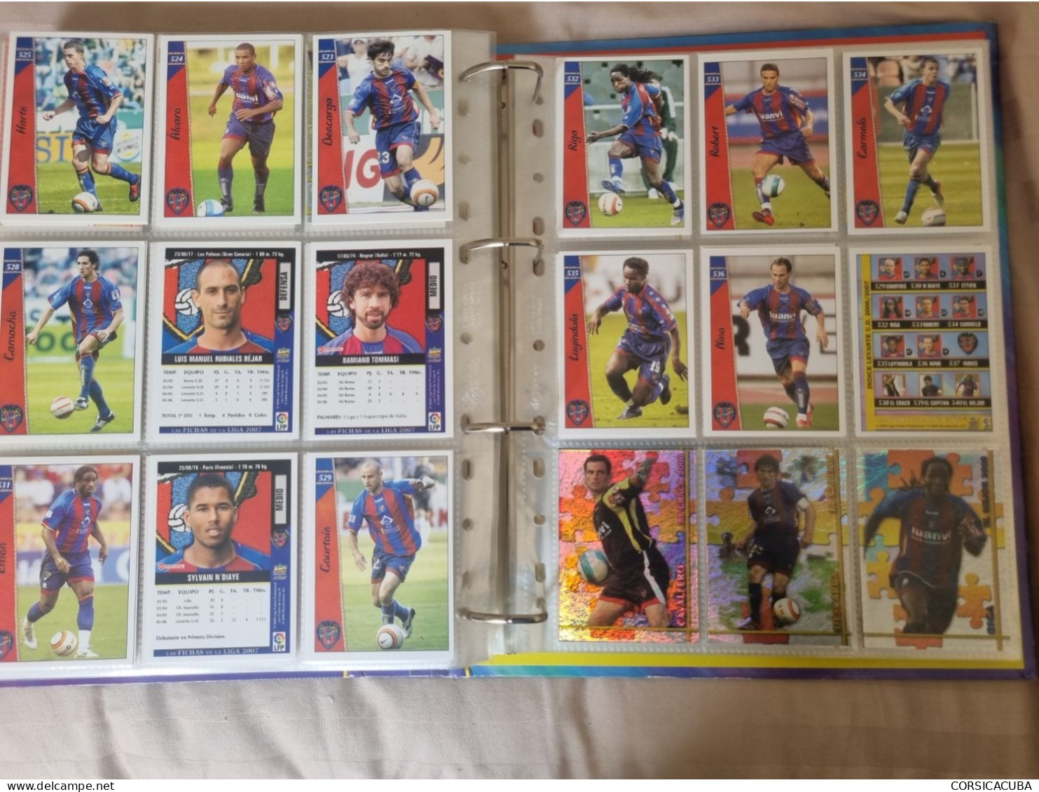 ALBUMS  FOOT  LIGA  ESPAGNOLE  2007  COMPLET  1ère et  2ème division // COMME  NEUF  // 1er  CHOIX  // 1491 cartes