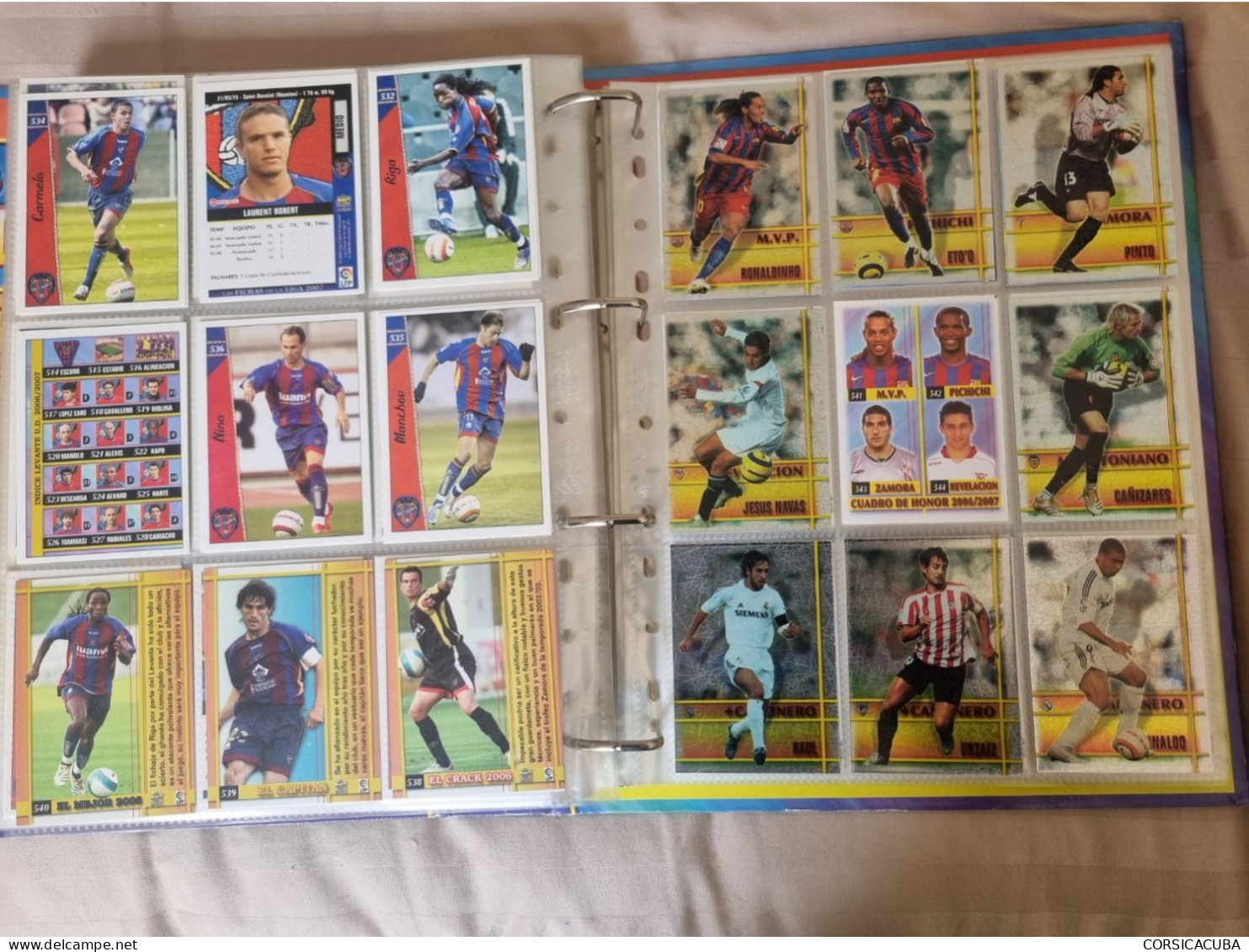 ALBUMS  FOOT  LIGA  ESPAGNOLE  2007  COMPLET  1ère et  2ème division // COMME  NEUF  // 1er  CHOIX  // 1491 cartes