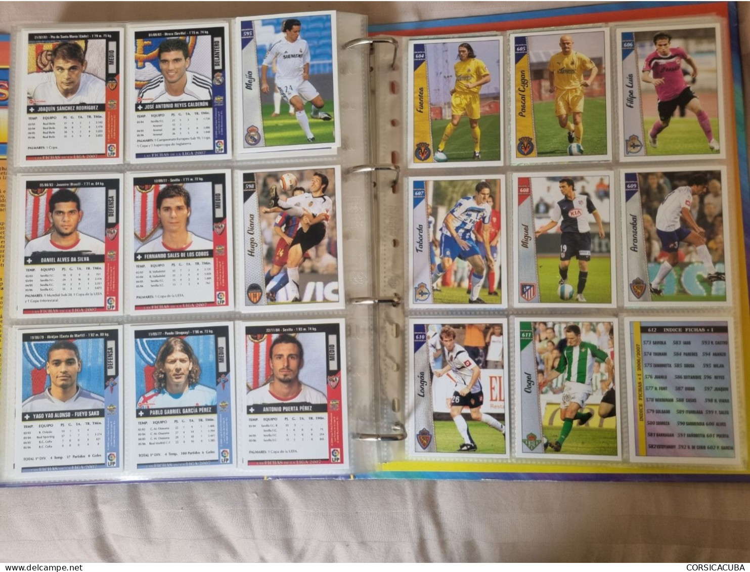 ALBUMS  FOOT  LIGA  ESPAGNOLE  2007  COMPLET  1ère et  2ème division // COMME  NEUF  // 1er  CHOIX  // 1491 cartes