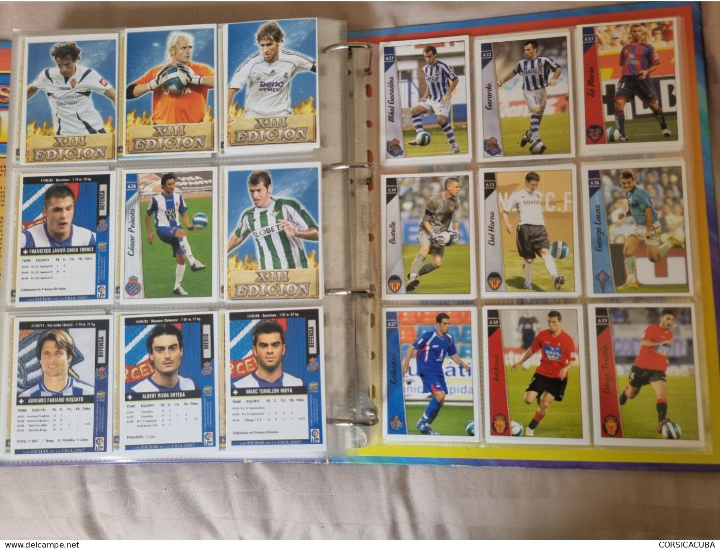 ALBUMS  FOOT  LIGA  ESPAGNOLE  2007  COMPLET  1ère et  2ème division // COMME  NEUF  // 1er  CHOIX  // 1491 cartes