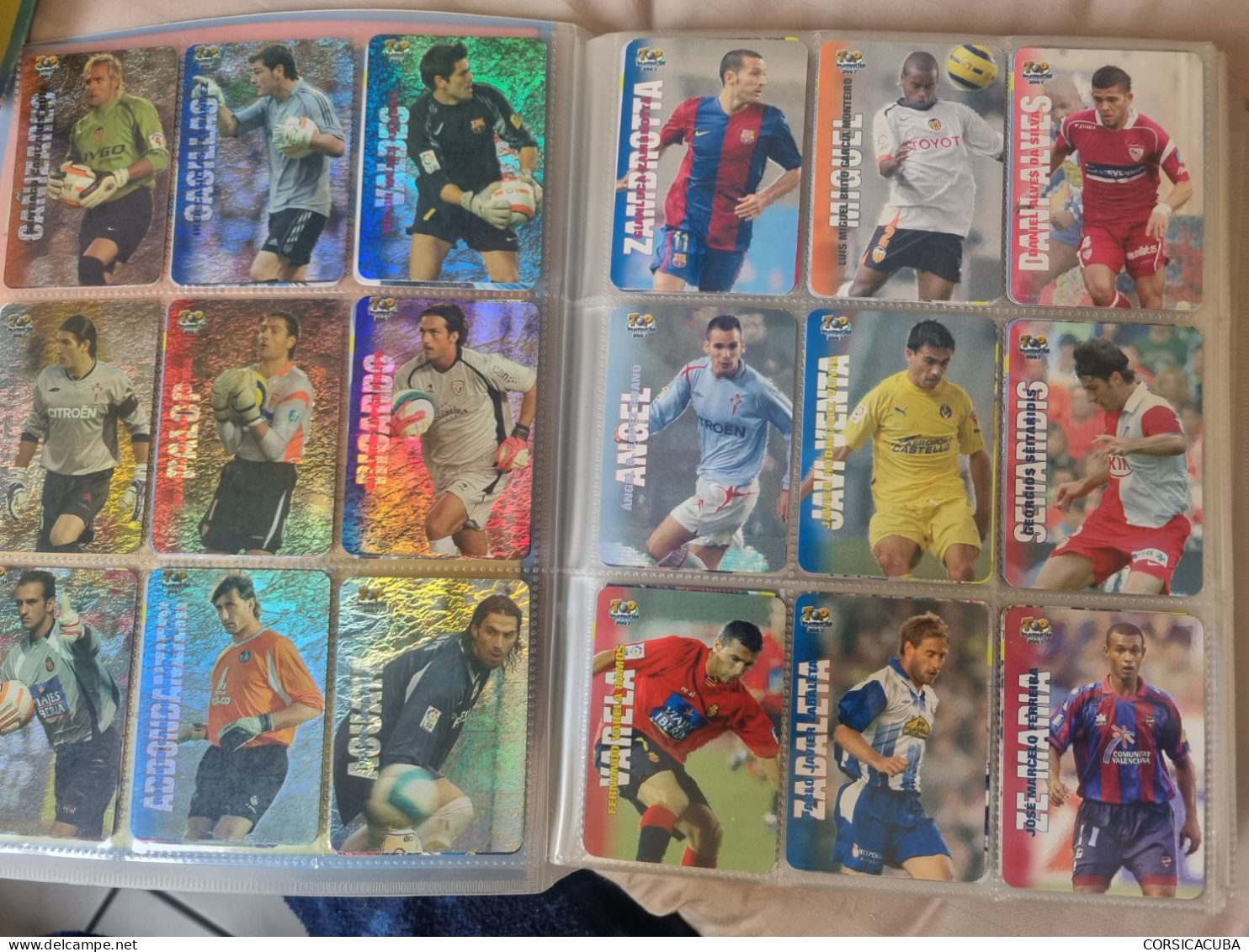 ALBUMS  FOOT  LIGA  ESPAGNOLE  2007  COMPLET  1ère et  2ème division // COMME  NEUF  // 1er  CHOIX  // 1491 cartes