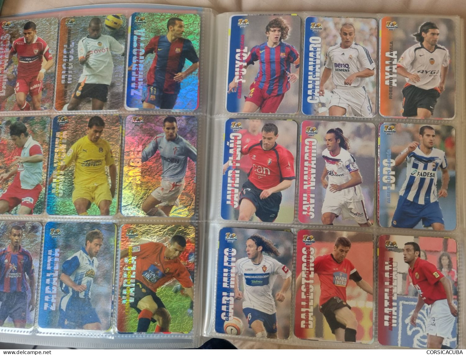 ALBUMS  FOOT  LIGA  ESPAGNOLE  2007  COMPLET  1ère et  2ème division // COMME  NEUF  // 1er  CHOIX  // 1491 cartes