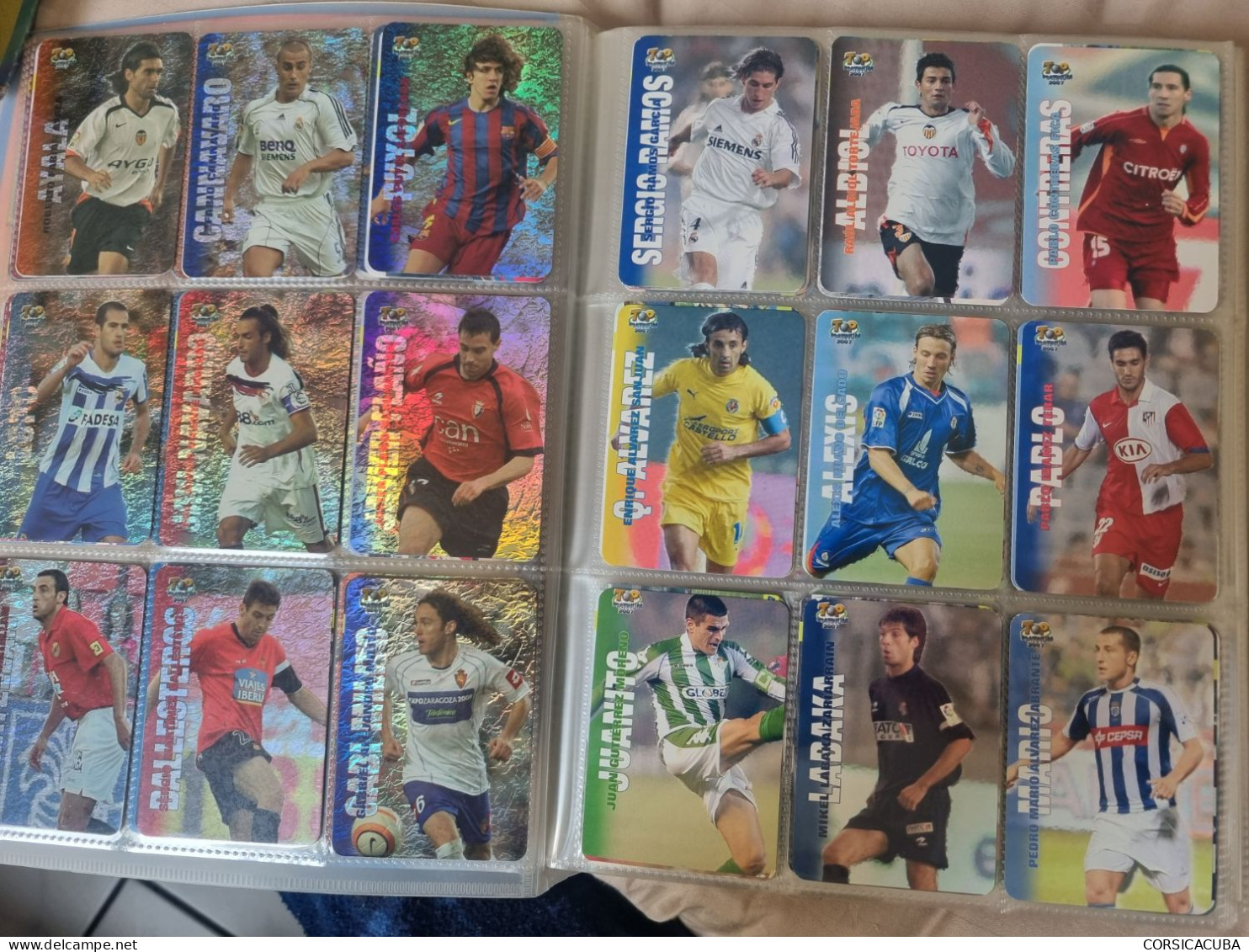 ALBUMS  FOOT  LIGA  ESPAGNOLE  2007  COMPLET  1ère et  2ème division // COMME  NEUF  // 1er  CHOIX  // 1491 cartes