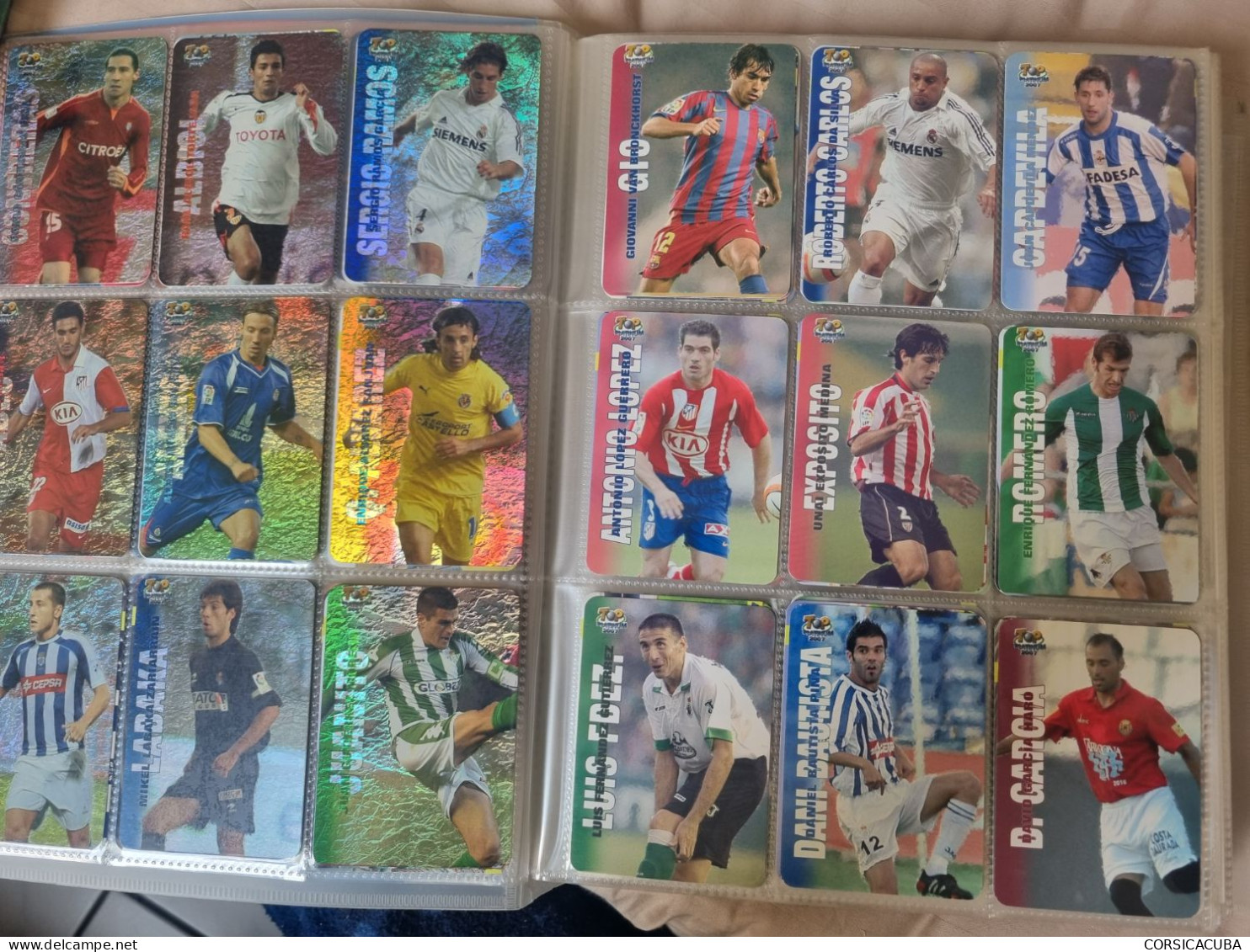 ALBUMS  FOOT  LIGA  ESPAGNOLE  2007  COMPLET  1ère et  2ème division // COMME  NEUF  // 1er  CHOIX  // 1491 cartes