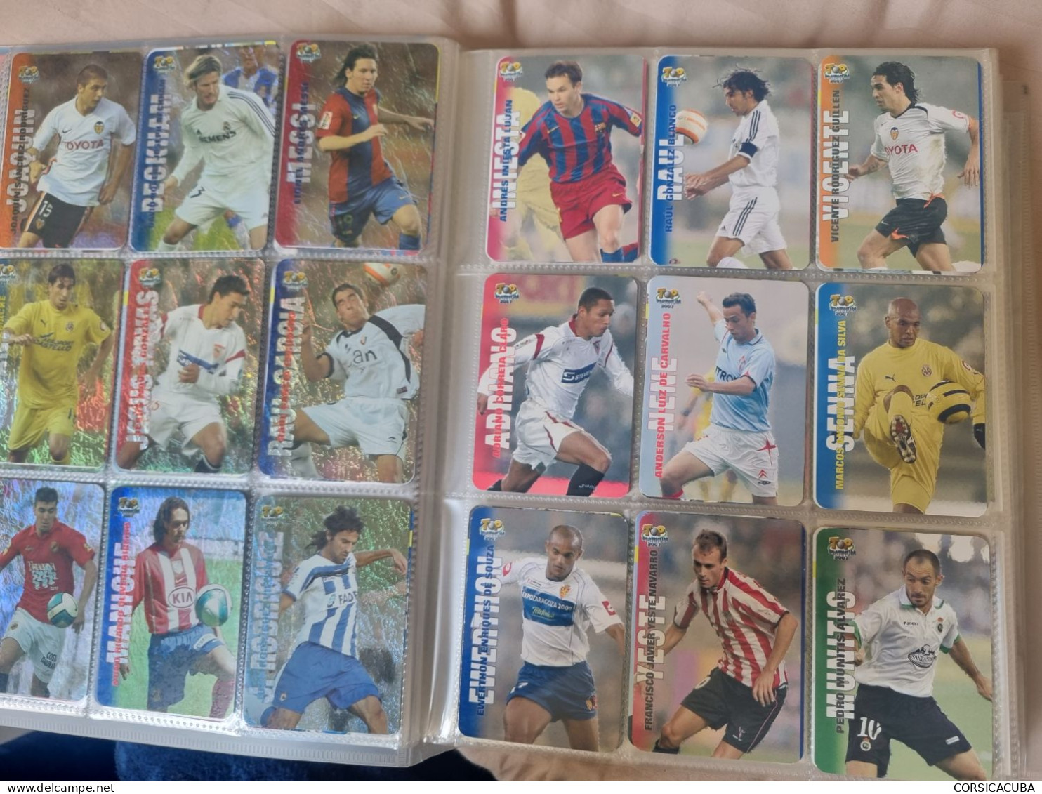 ALBUMS  FOOT  LIGA  ESPAGNOLE  2007  COMPLET  1ère et  2ème division // COMME  NEUF  // 1er  CHOIX  // 1491 cartes