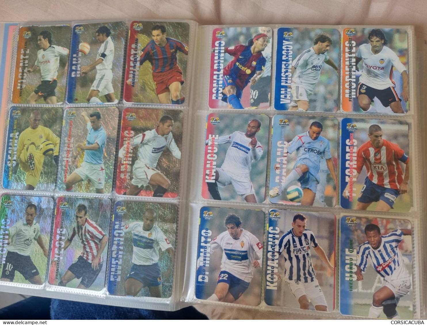 ALBUMS  FOOT  LIGA  ESPAGNOLE  2007  COMPLET  1ère et  2ème division // COMME  NEUF  // 1er  CHOIX  // 1491 cartes