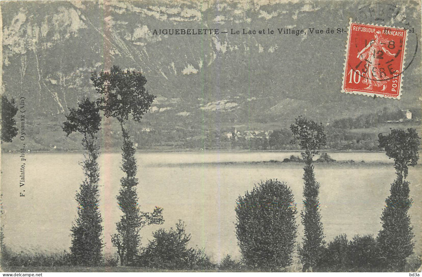 73 - AIGUEBELETTE - LE LAC ET LE VILLAGE - Aiguebelle