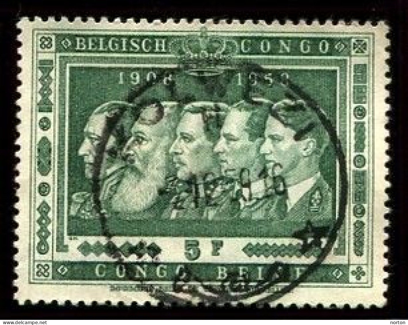 Congo Kolwezi Oblit. Keach 11(H)1 Sur C.O.B. 347 Le 02/12/1959 - Used Stamps