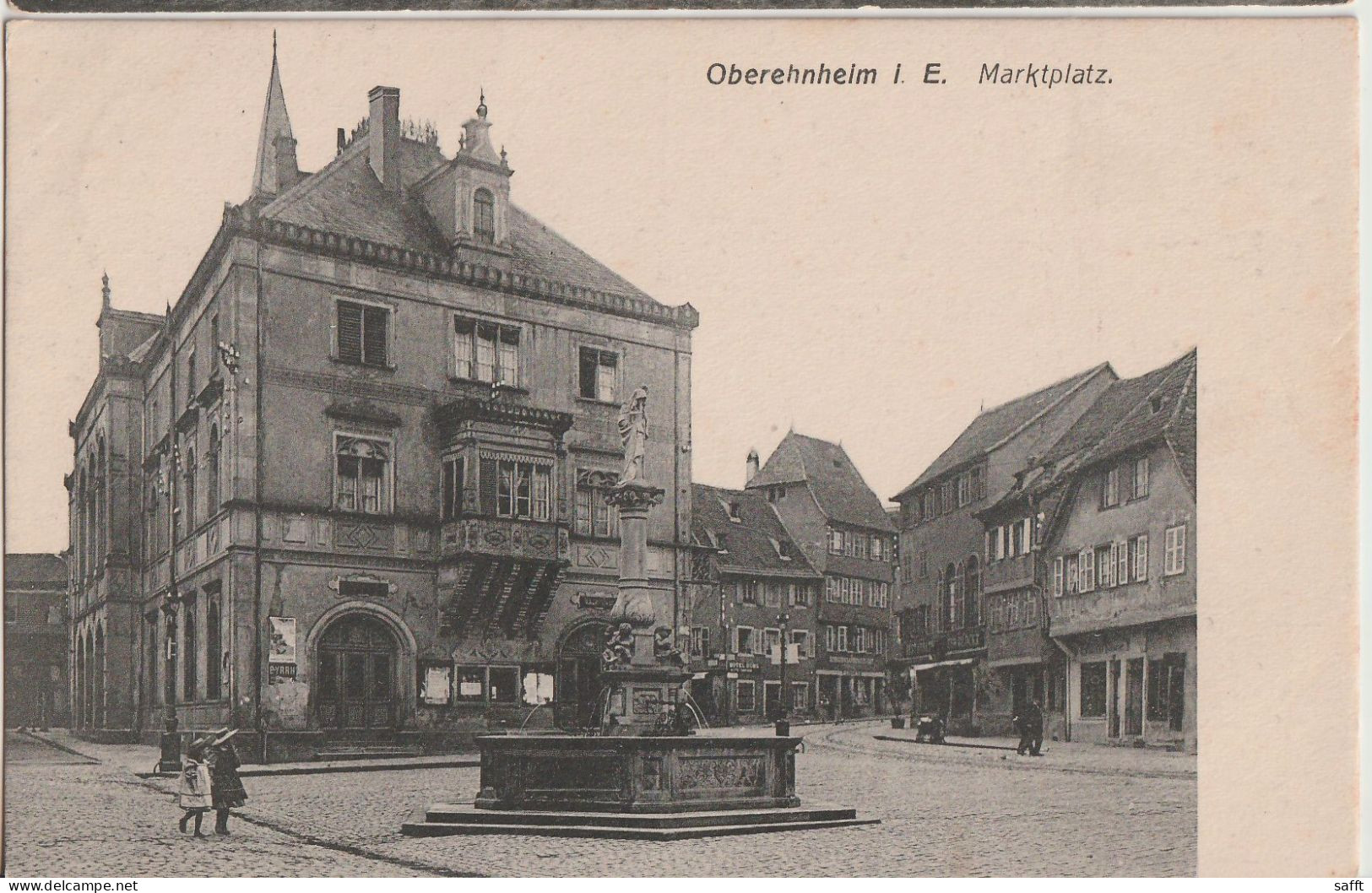 AK Oberehnheim Im Elsaß - Obernai, Marktplatz 1910 - Elsass