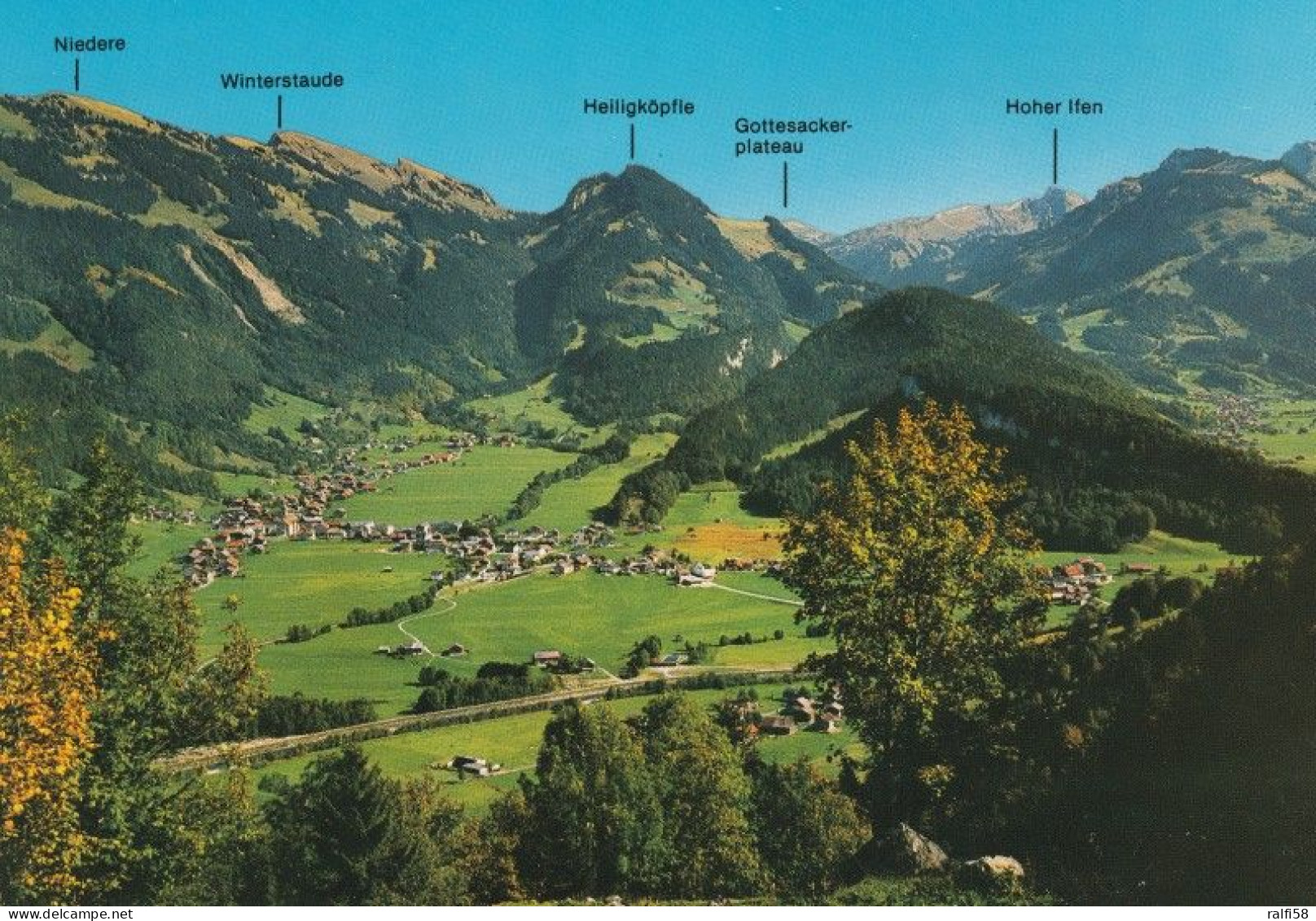 5 AK Österreich / Vorarlberg * Blick Auf Bezau - Die Gemeinde Ist Hauptort Des Bregenzerwalds - 5 Luftbildaufnahmen * - Bregenzerwaldorte