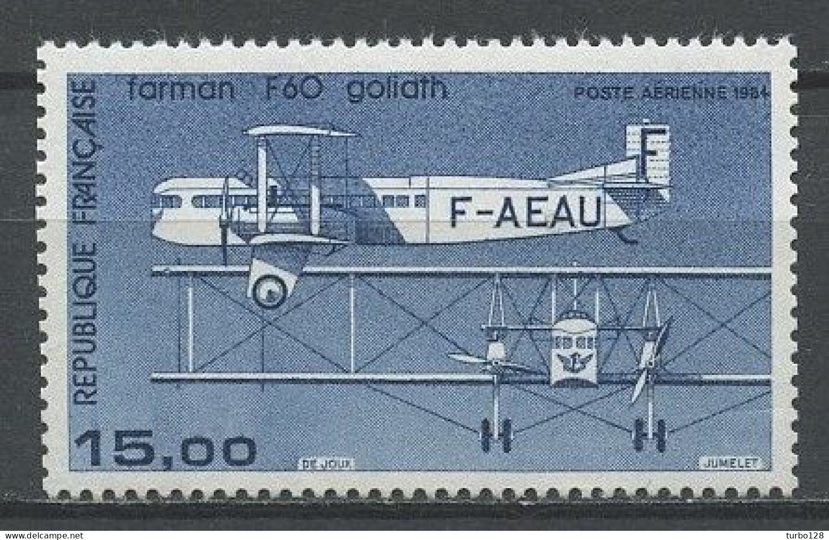 FRANCE 1984 PA N° 57 ** Neuf MNH Superbe  C 7.50 € Avions Planes Bimoteur Farman F60 Goliath Transports - 1960-.... Neufs