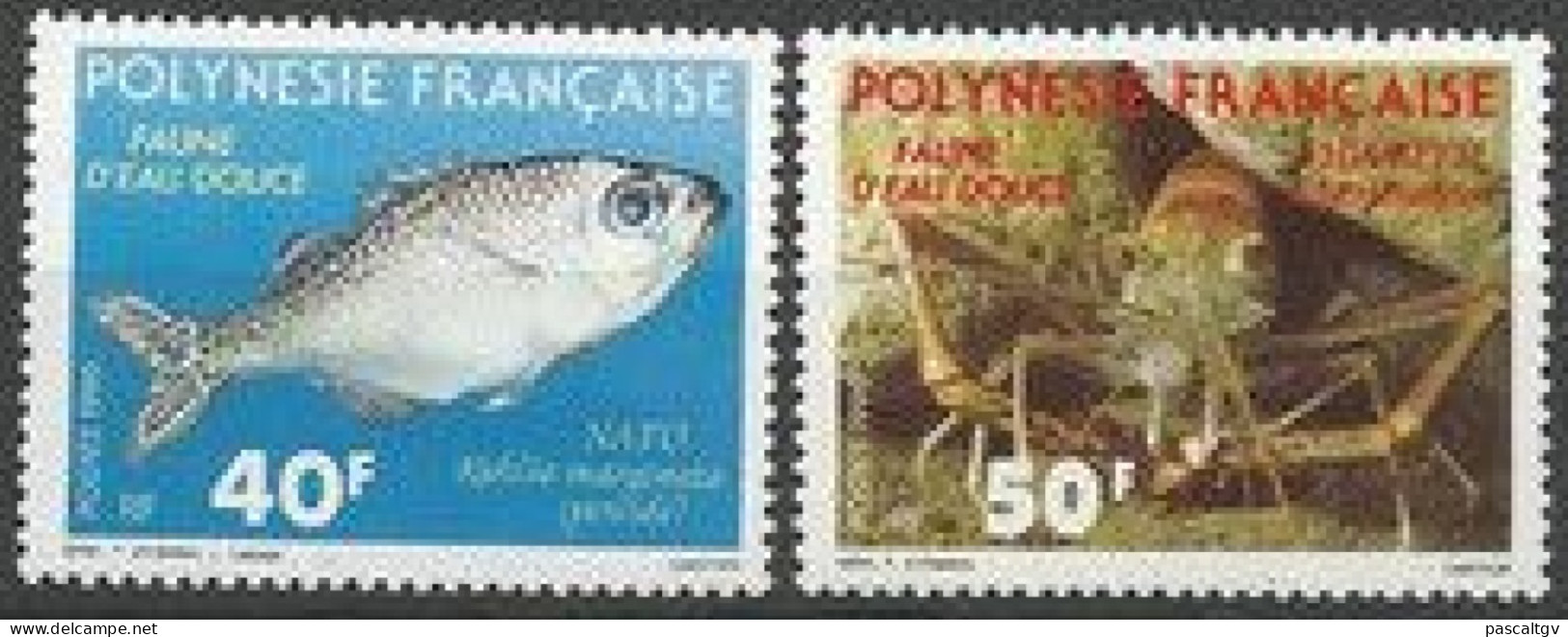 Polynésie Française - 1990 - Paire N° 352/353 ** - Ungebraucht