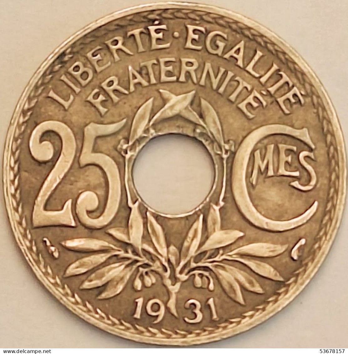 France - 25 Centimes 1931, KM# 867a (#4024) - 25 Centimes