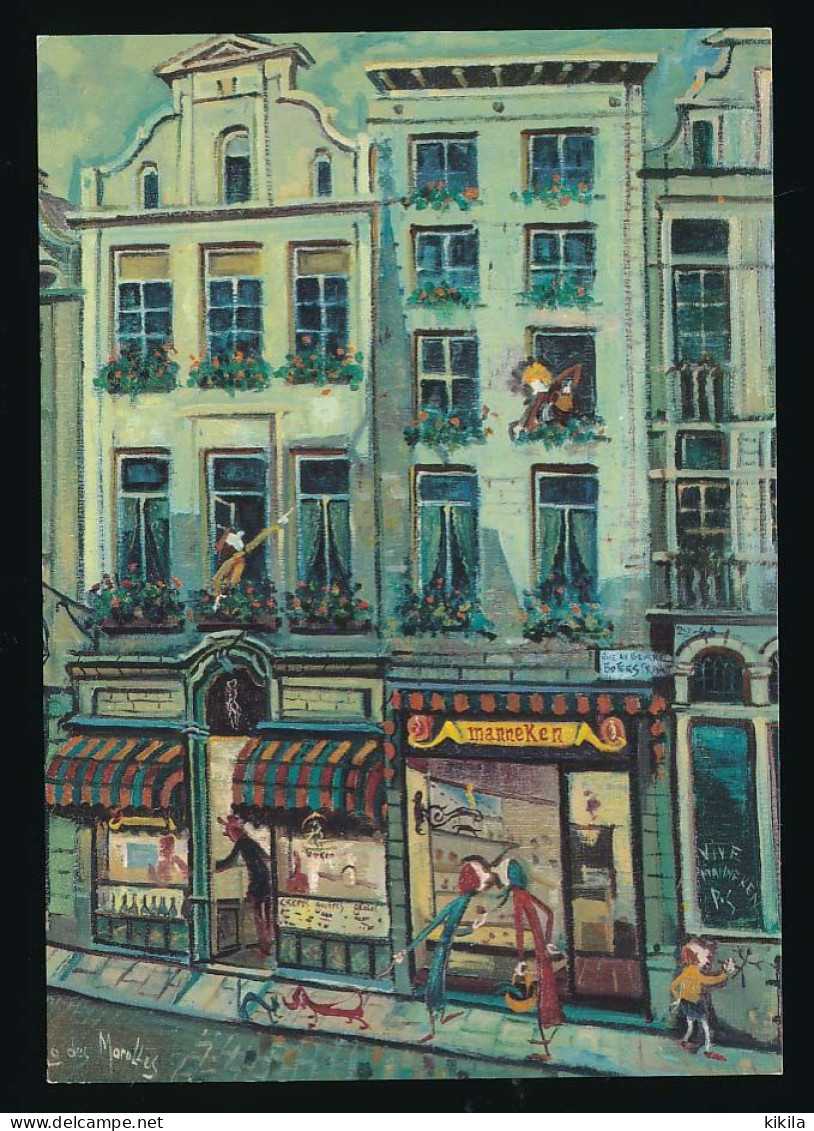 CPSM / CPM 10.5 X 15 Belgique (24) BRUSSELS Bruxelles MANNEKEN Taverne-Snack-Tea Room-Patisserie Salle Pour Banquets - Cafés, Hotels, Restaurants