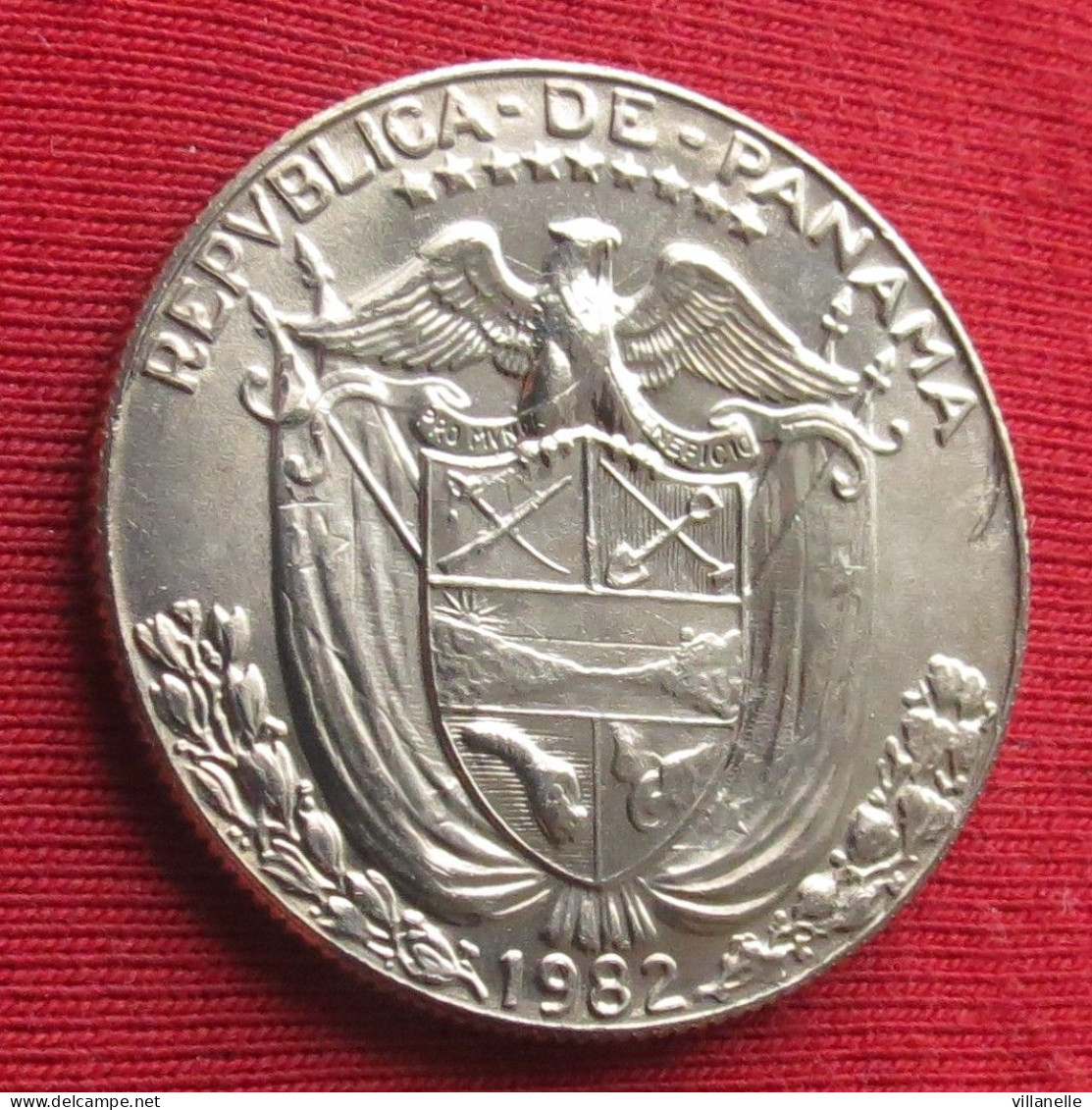 Panama 1/2 Balboa 1982 UNC ºº - Panama