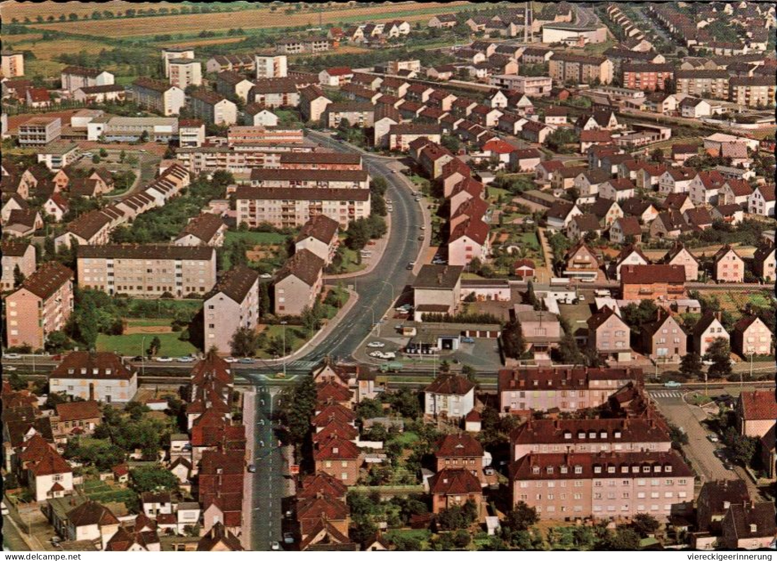 ! Luftbild Ansichtskarte Rüsselsheim - Ruesselsheim