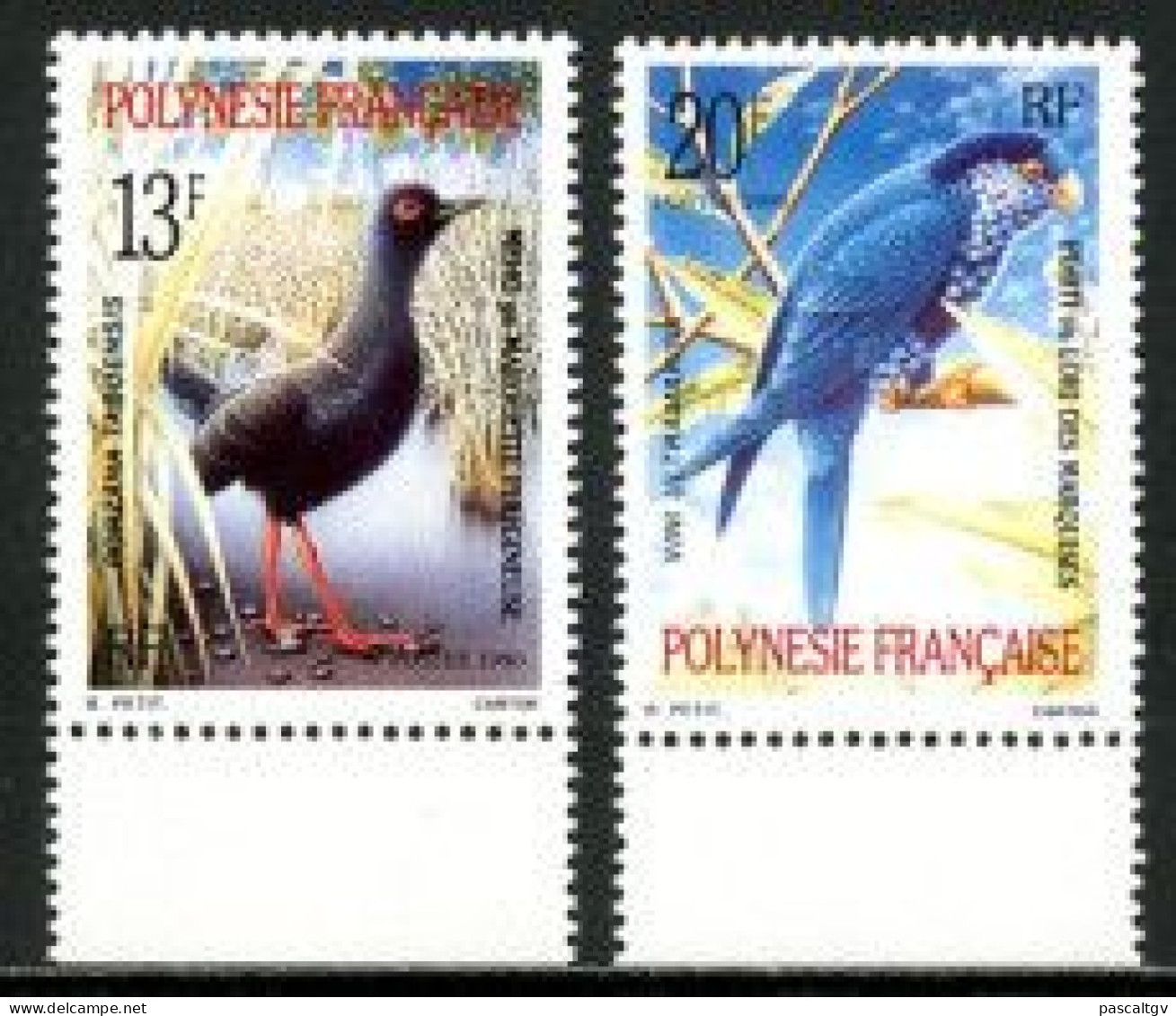 Polynésie Française - 1990 - Paire N° 360/361 ** - Ongebruikt