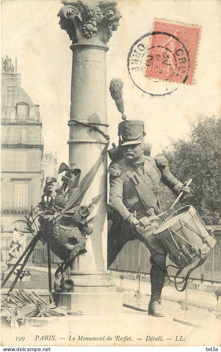 75 - PARIS  LE MONUMENT DE RAFFET - Statuen