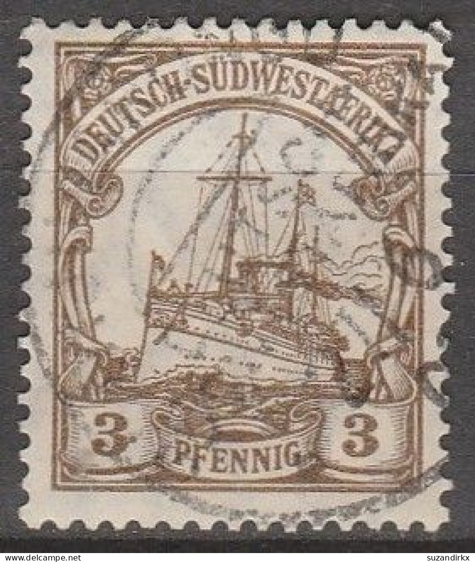 Deutsch SüdWest Afrika   .    Michel   .    24    .   Mit Wasserzeichen    .     O        .   Gestempelt - German South West Africa