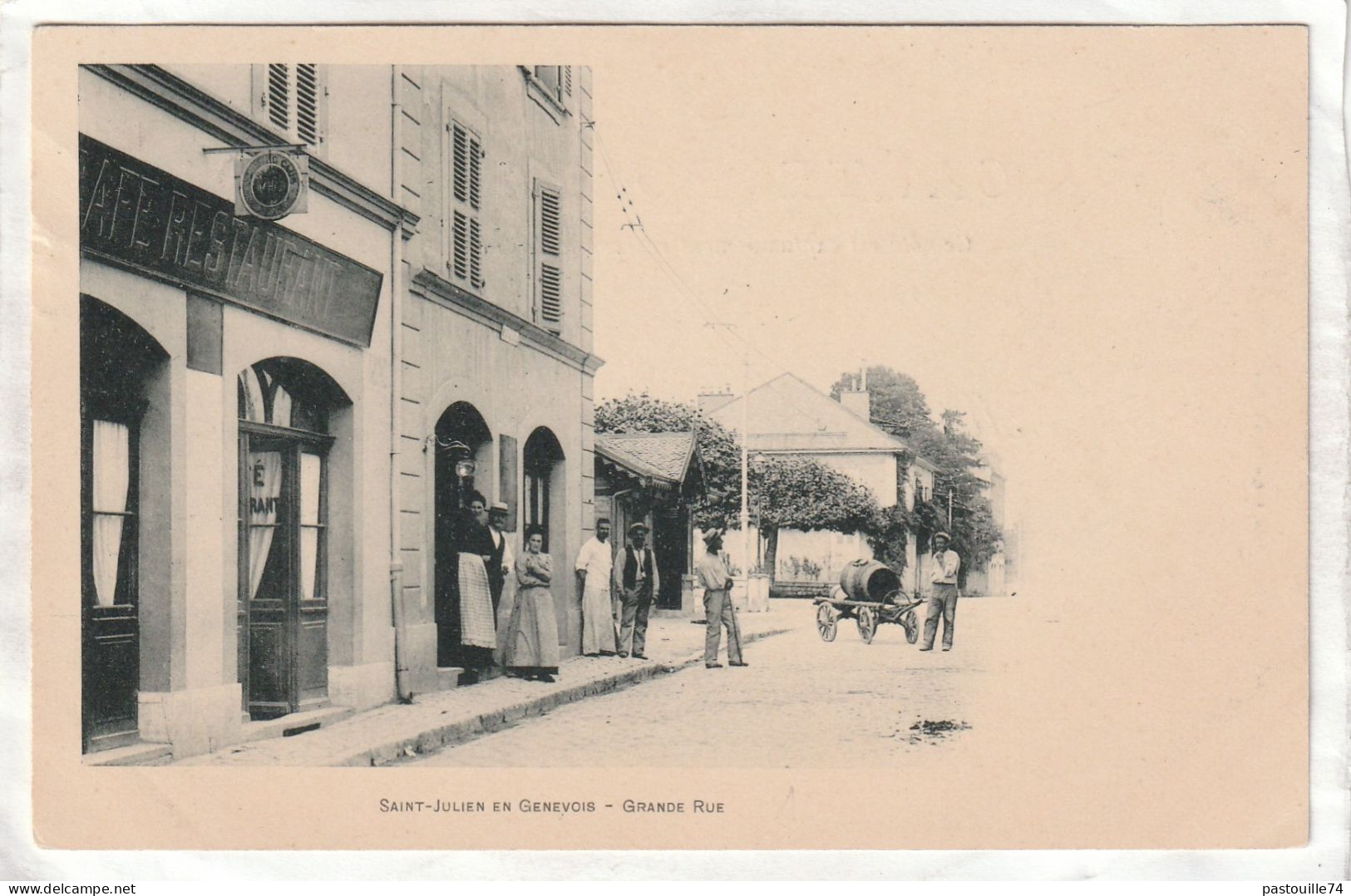 CPA :  14 X 9  -  SAINT-JULIEN-EN-GENEVOIS  - GRANDE  RUE - Saint-Julien-en-Genevois