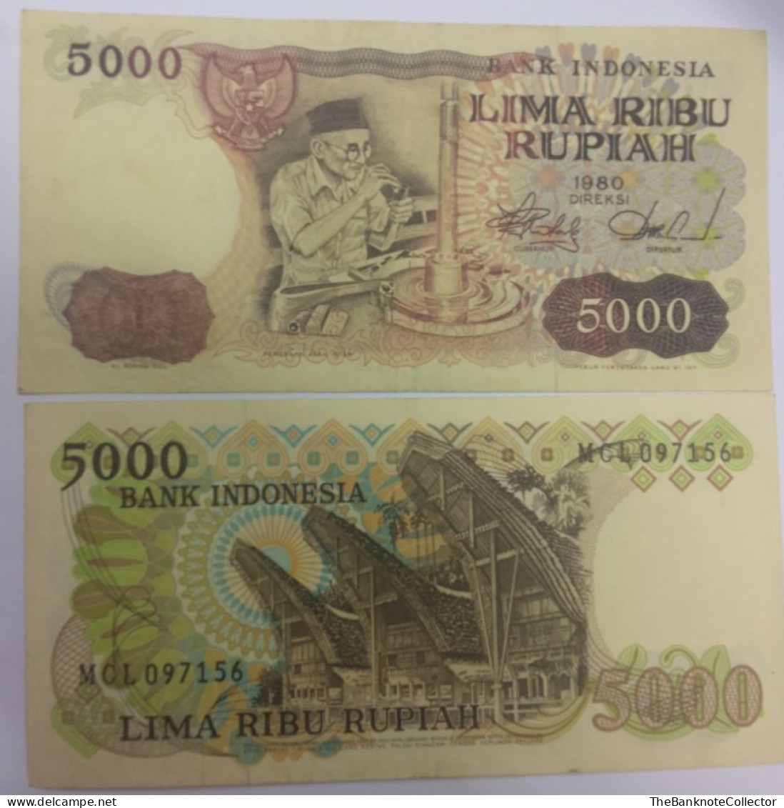 Indonesia 5000 Rupiah 1980 P-120 VF - Indonésie