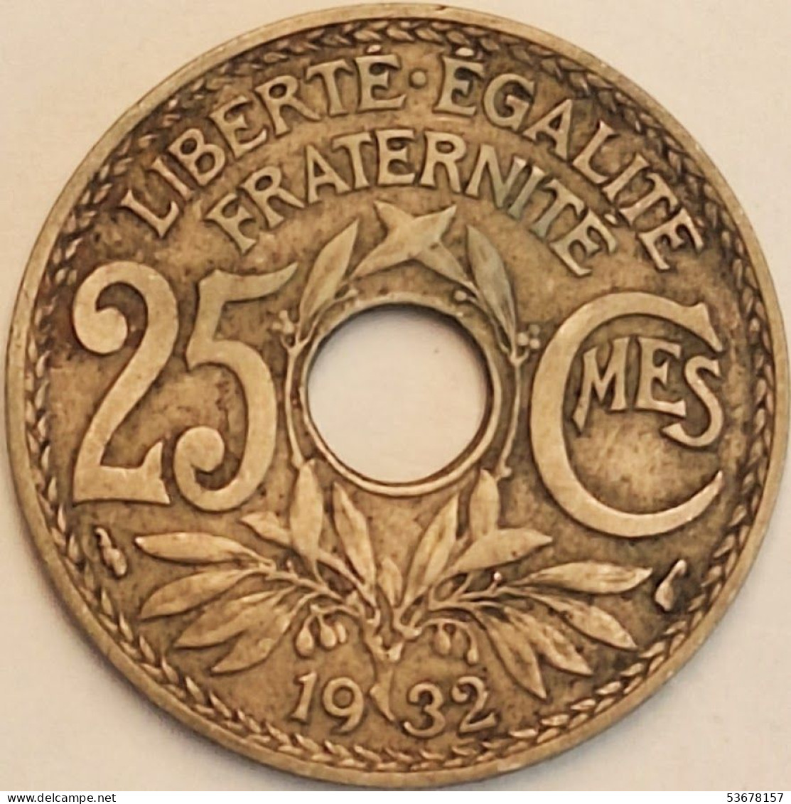 France - 25 Centimes 1932, KM# 867a (#4025) - 25 Centimes