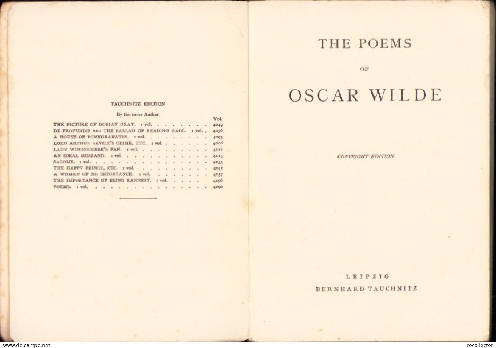 The Poems By Oscar Wilde C3453 - Libros Antiguos Y De Colección