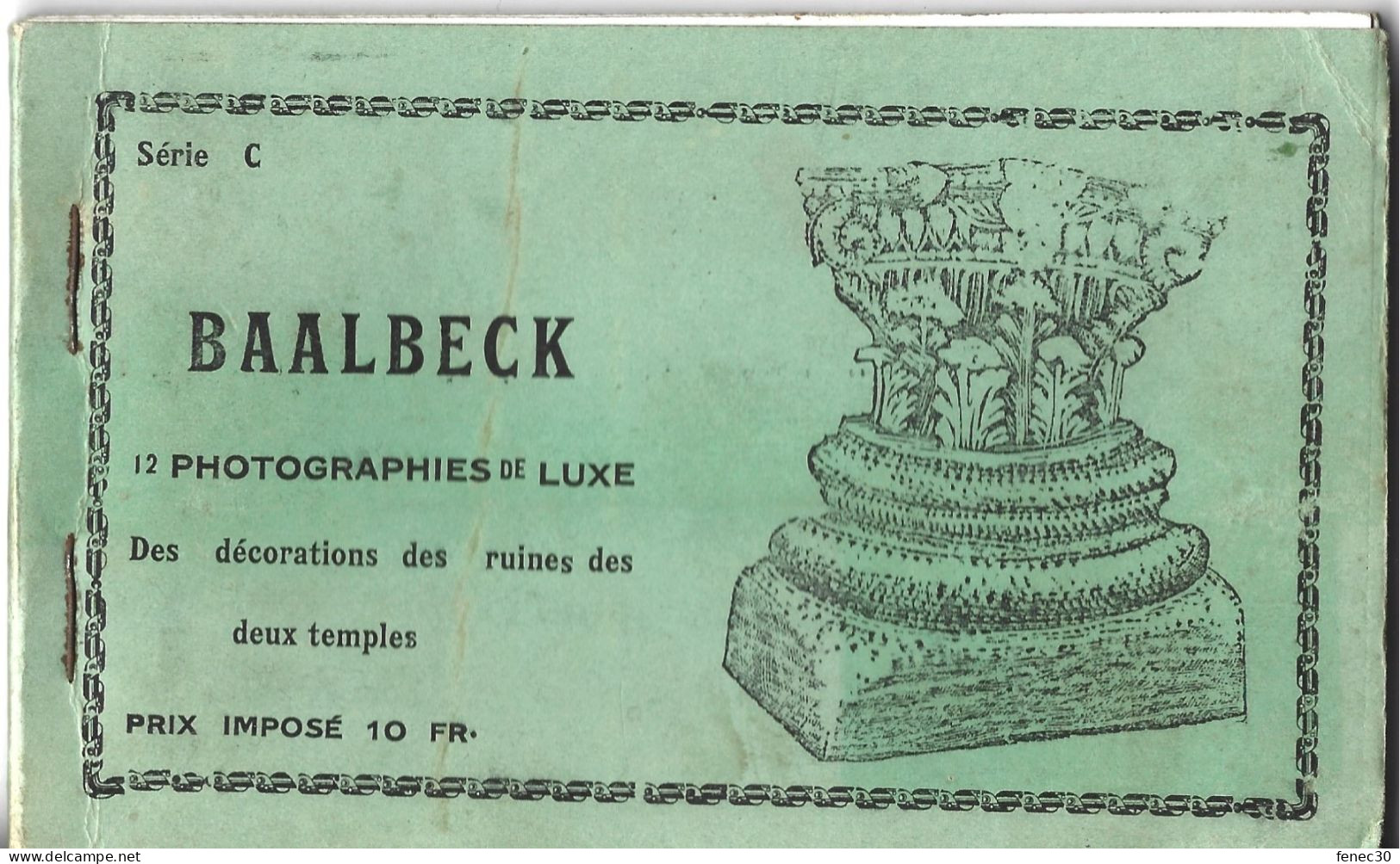 Baalbeck Carnet De 12 Photographies De Luxe - Neuilly Plaisance