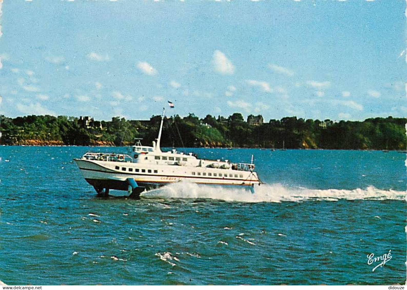 Bateaux - Aéroglisseurs - Cote D'Emeraude - L'Hydrofoil P.T.50 - CPM - Voir Scans Recto-Verso - Hovercrafts