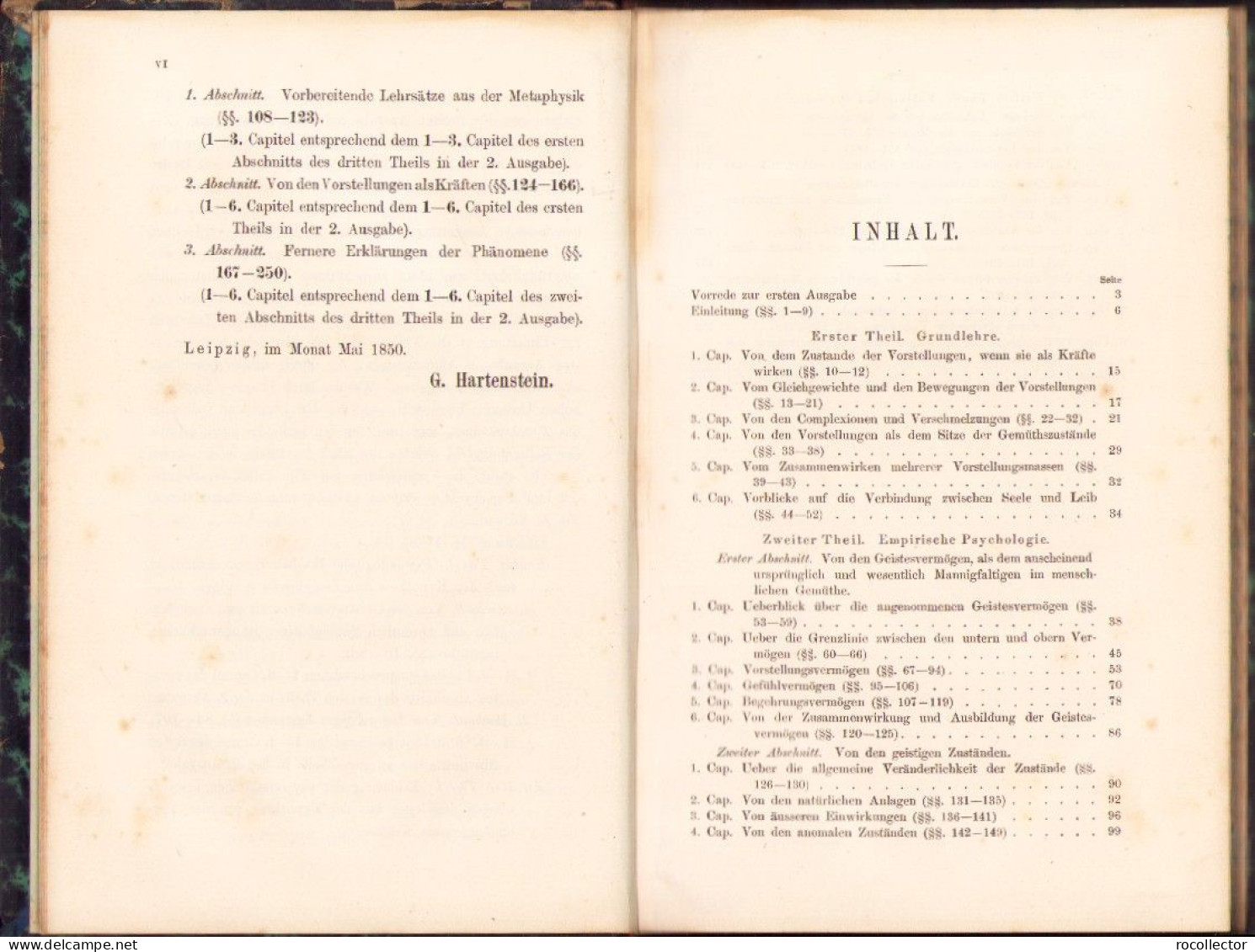 Lehrbuch Zur Psychologie Von Johann Friedrich Herbarts, 1882 C3450 - Livres Anciens